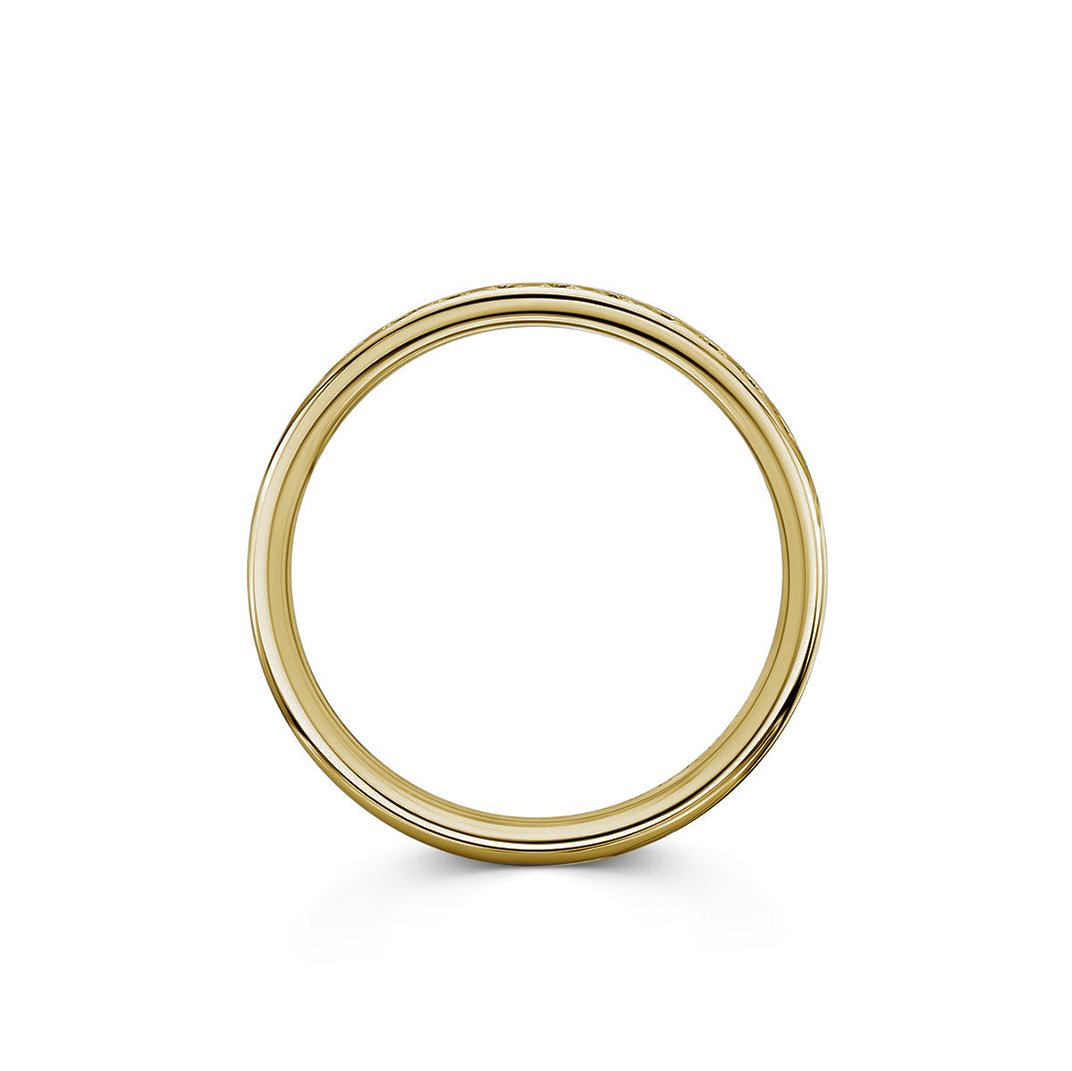 Beloved Platinum 0.33ct Half Diamond Band