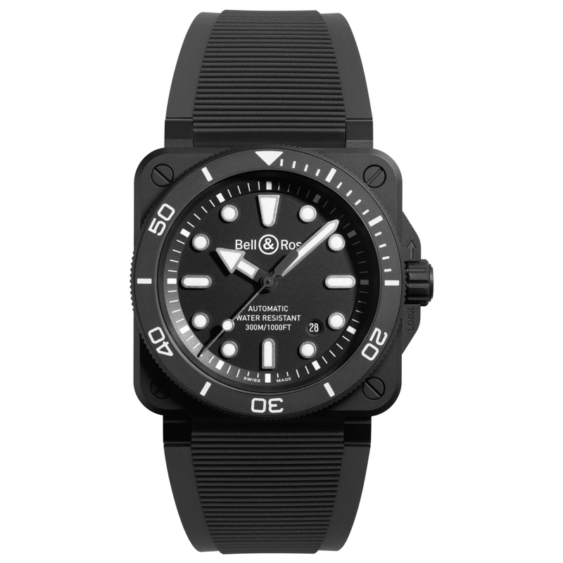 BR 03 DIVER BLACK MATTE CERAMIC