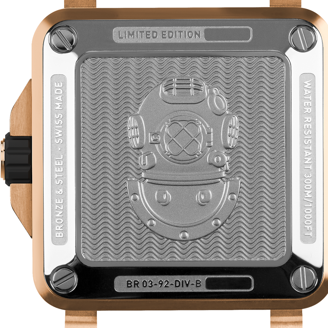 BR 03-92 DIVER BLACK & GREEN BRONZE