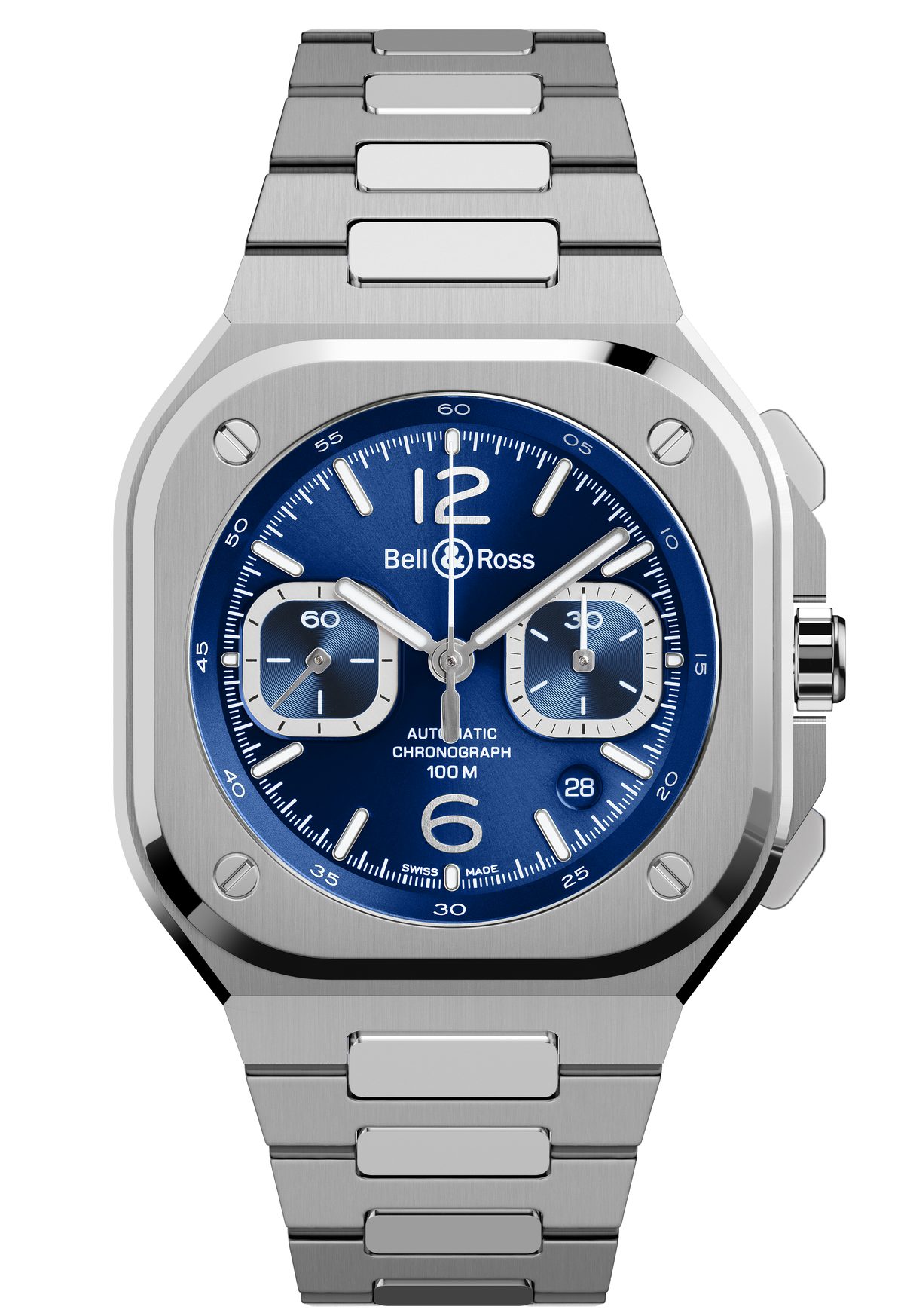 BR 05 CHRONO BLUE STEEL