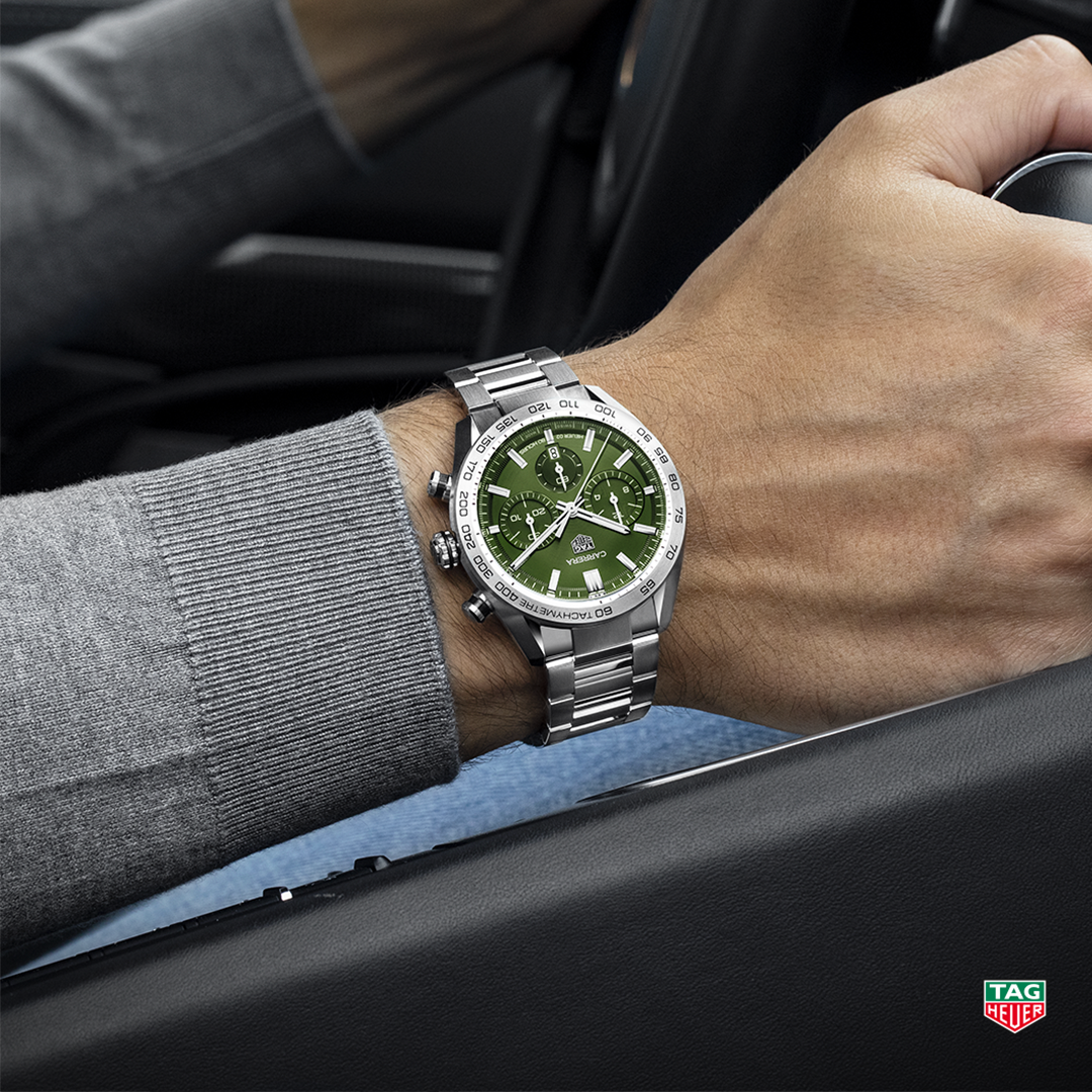 TAG Heuer Carrera 44mm Green Men's Watch