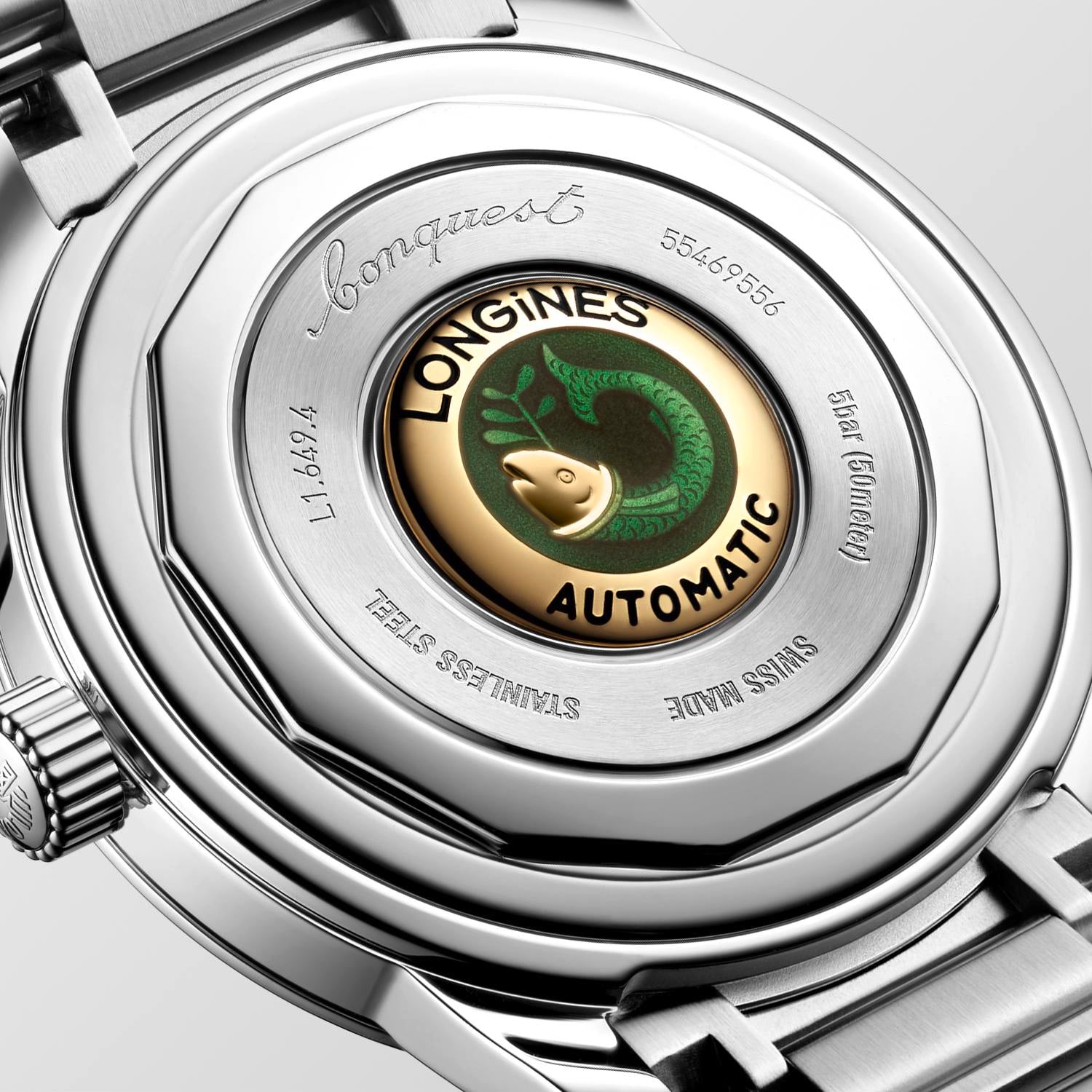Longines Conquest Heritage Blue Lacquered Polished Dial Watch