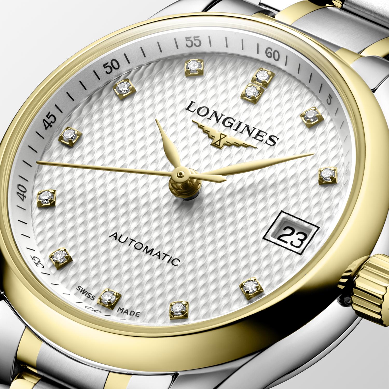 Longines Master Collection Silver "barleycorn" Dial Watch