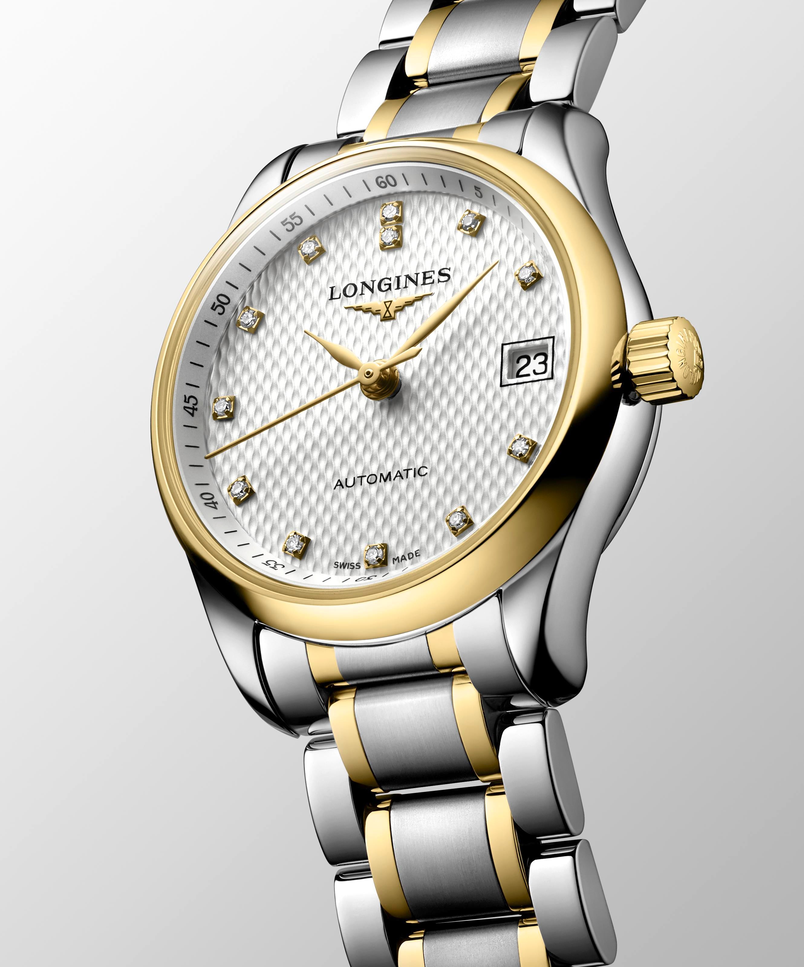 Longines Master Collection Silver "barleycorn" Dial Watch