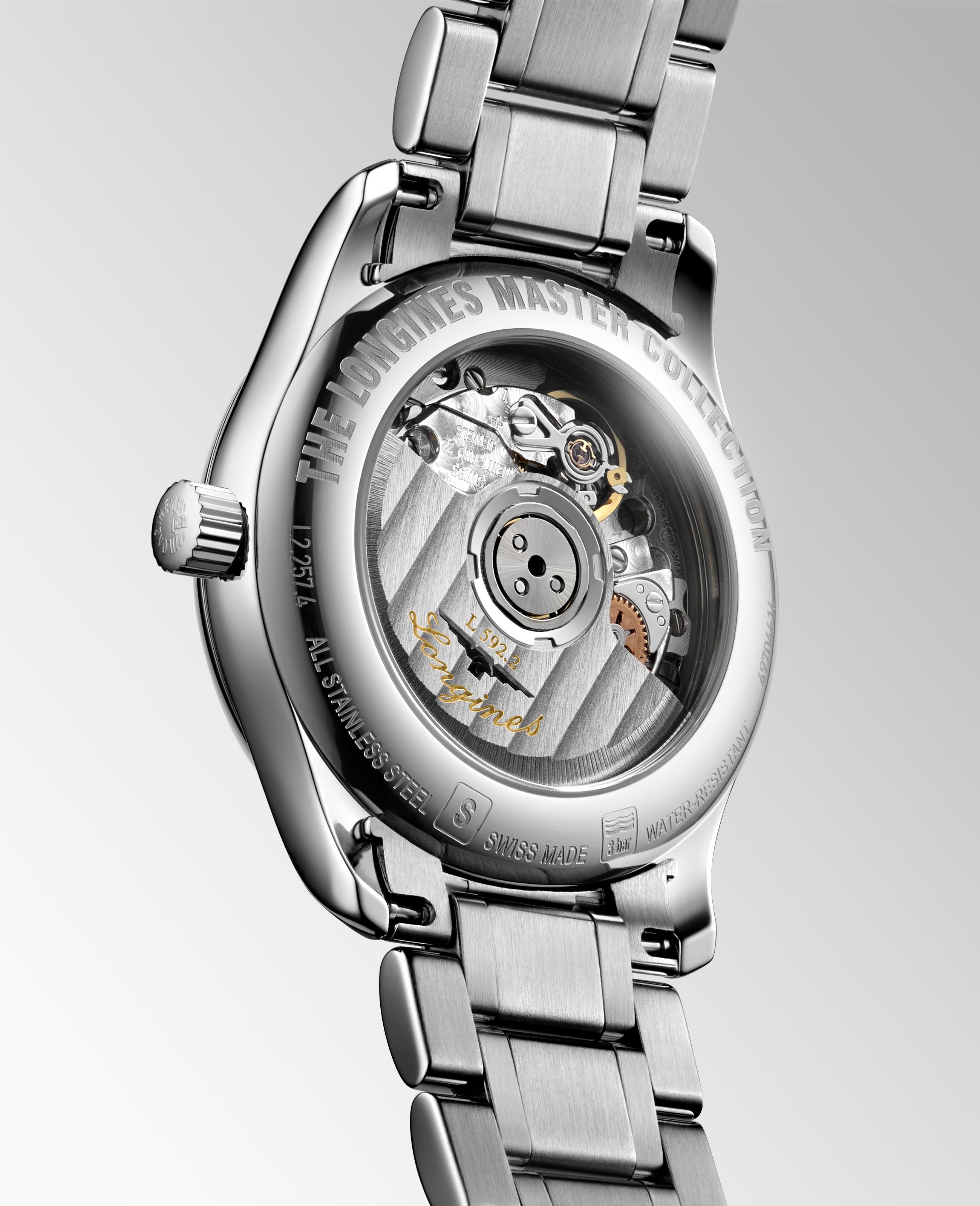 Longines Master Collection Silver "barleycorn" Dial Watch