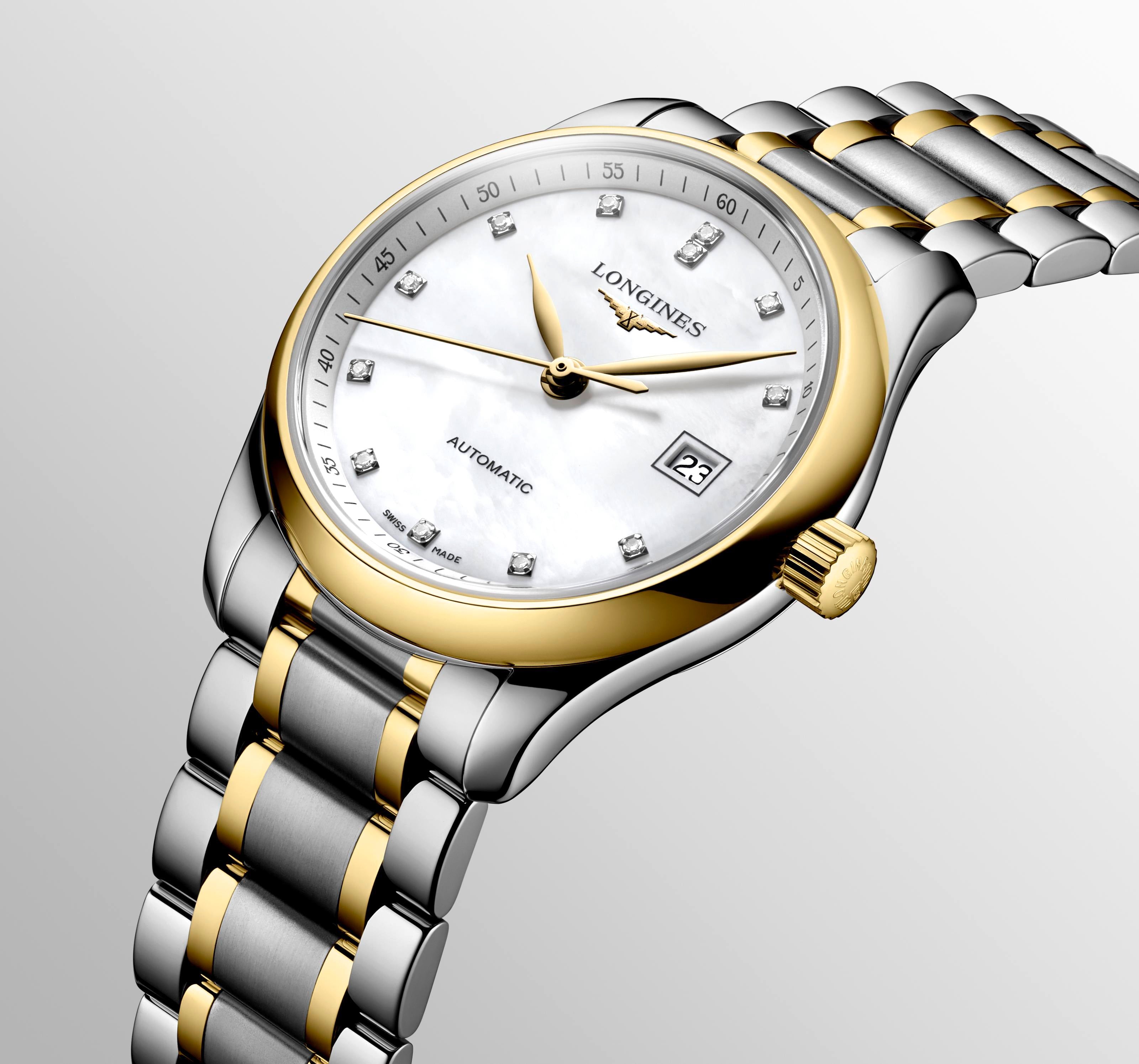 Longines Master Collection White Mother-of-Pearl Dial Watch