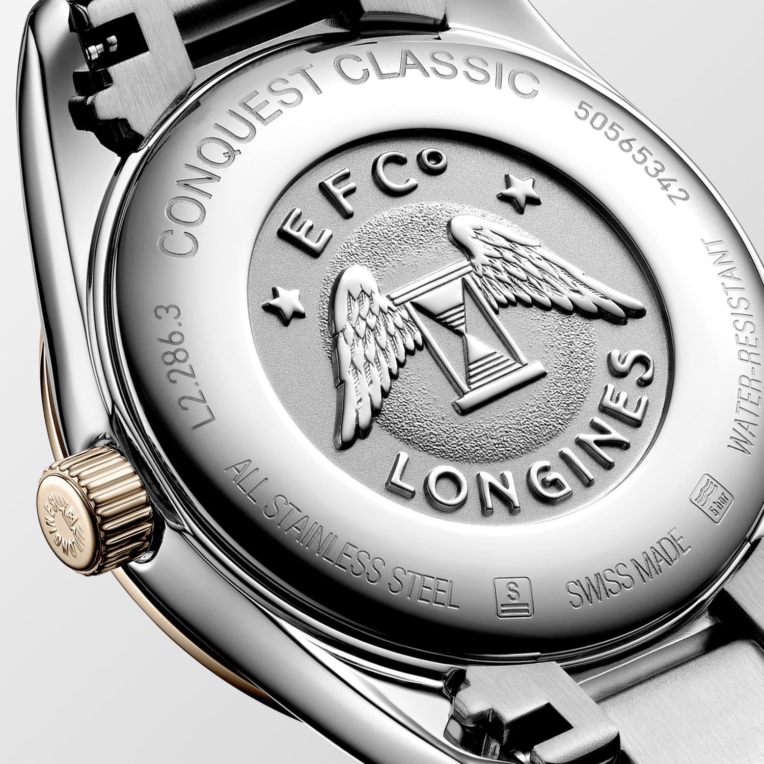 Longines Conquest Classic Sunray Silver Dial Ladies Watch