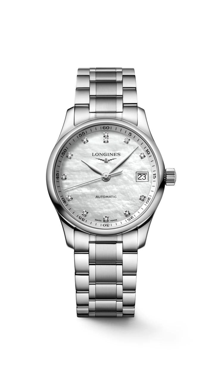 Longines Master Collection White Mother-of-Pearl Dial Watch