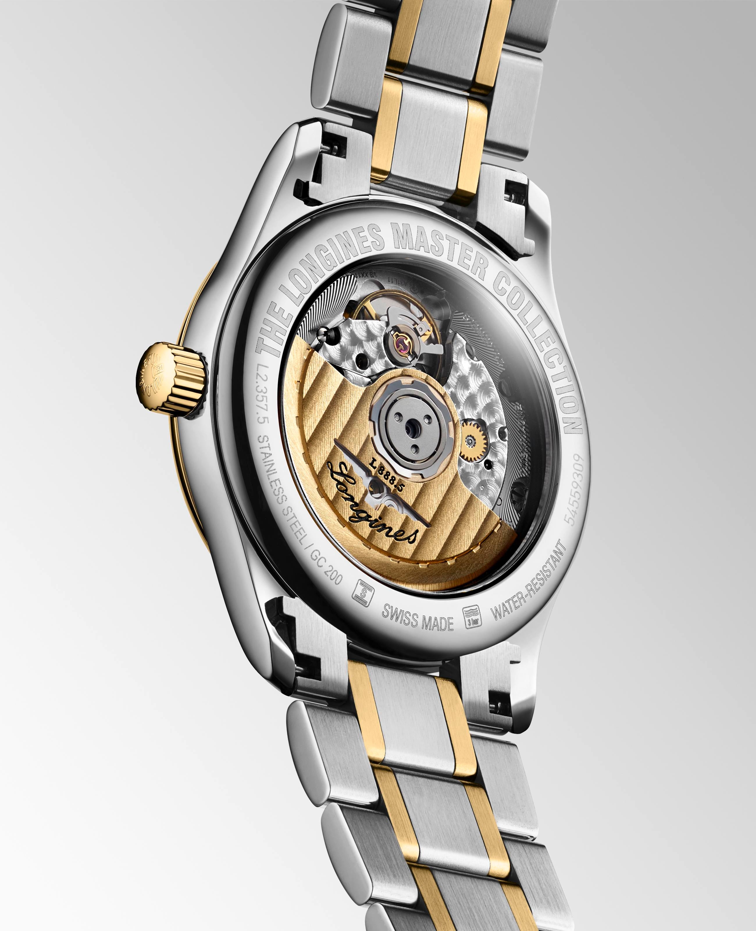 Longines Master Collection White Mother-of-Pearl Dial Ladies Watch