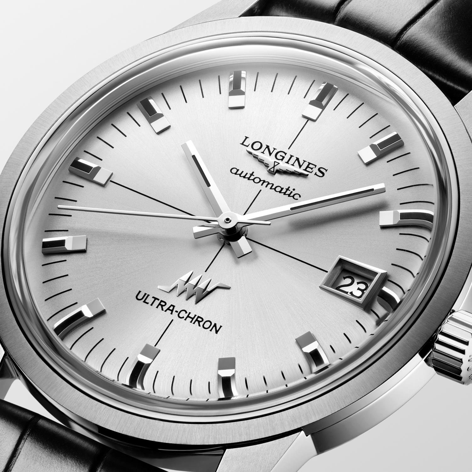 Longines Ultra-Chron Classic Sunray Silver Dial Watch