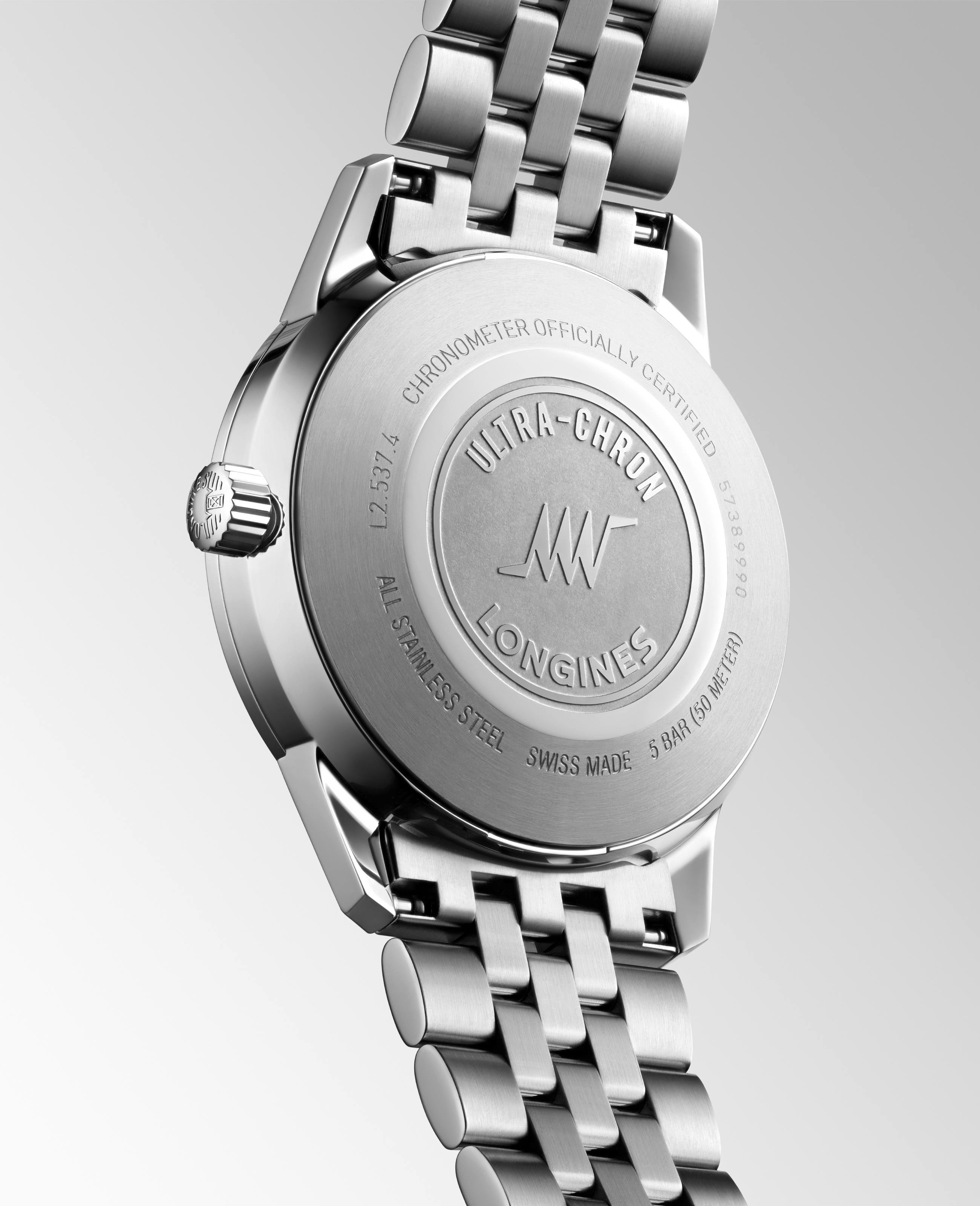 Longines Ultra-Chron Classic  Sunray Silver Watch