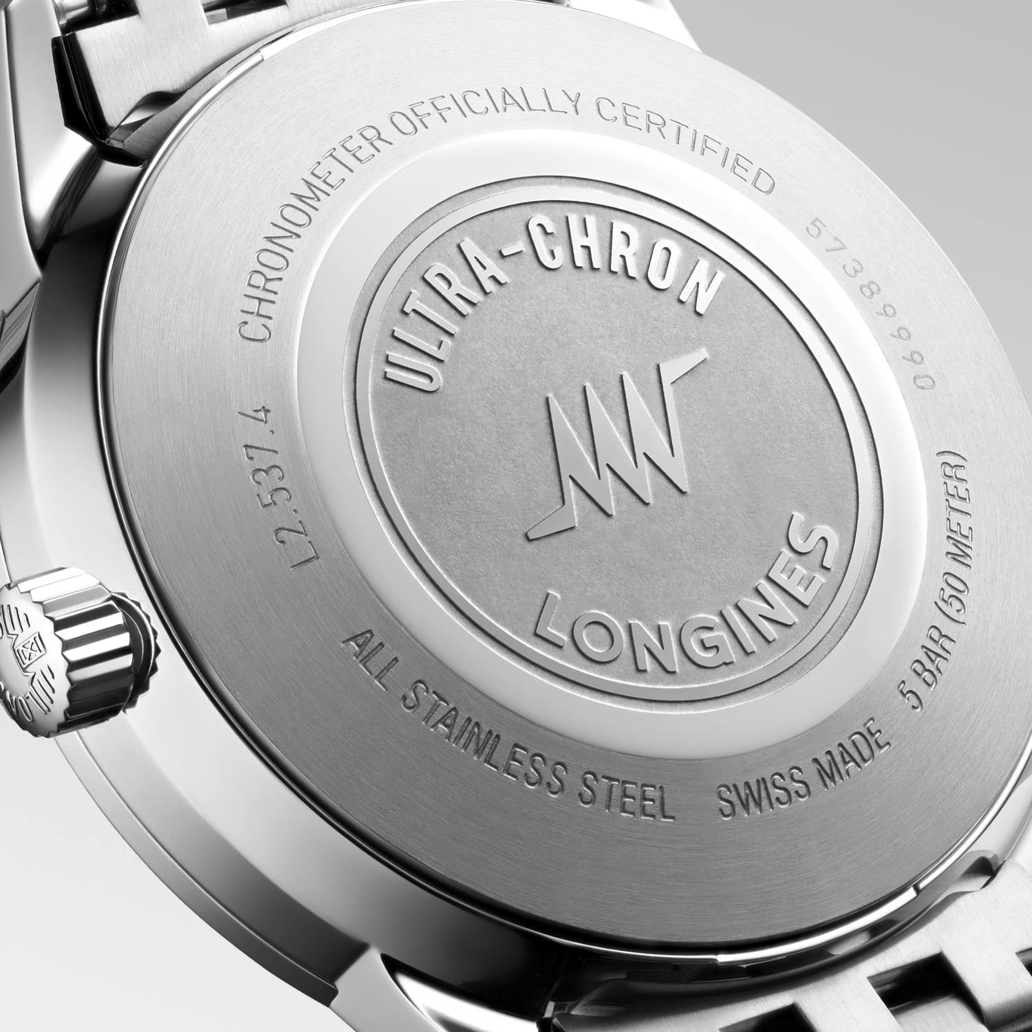 Longines Ultra-Chron Classic  Sunray Silver Watch