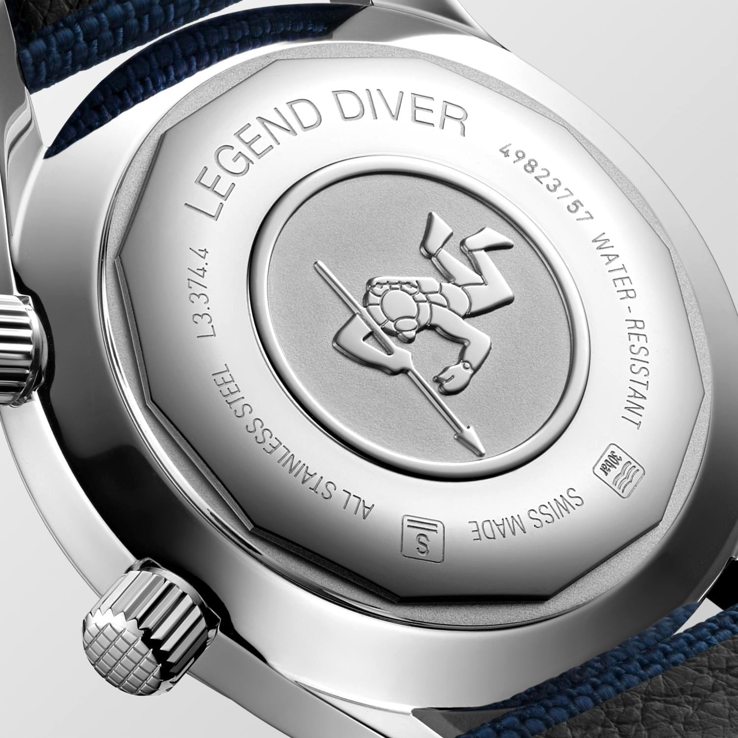 Longines Legend Diver Blue Dial Unisex Watch