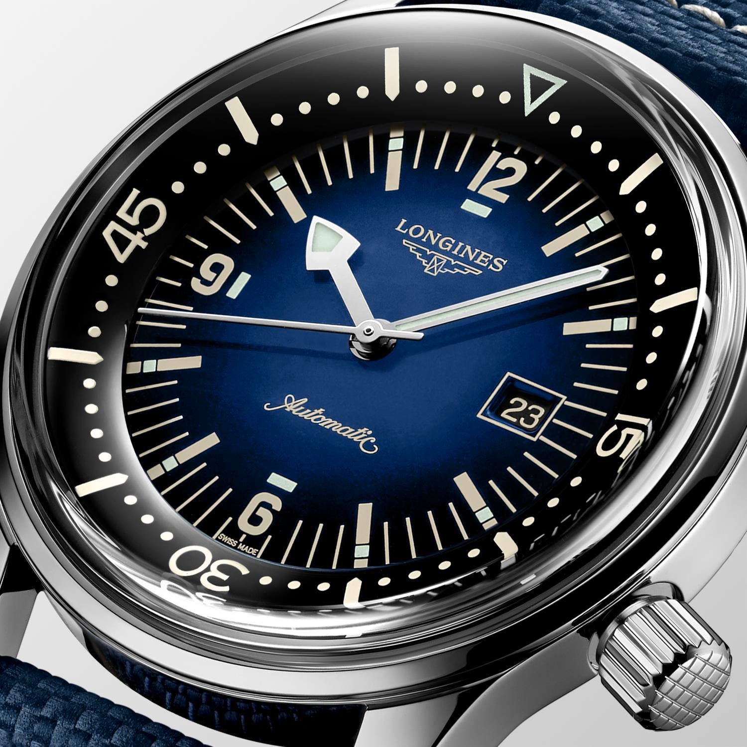 Longines Legend Diver Blue Dial Unisex Watch