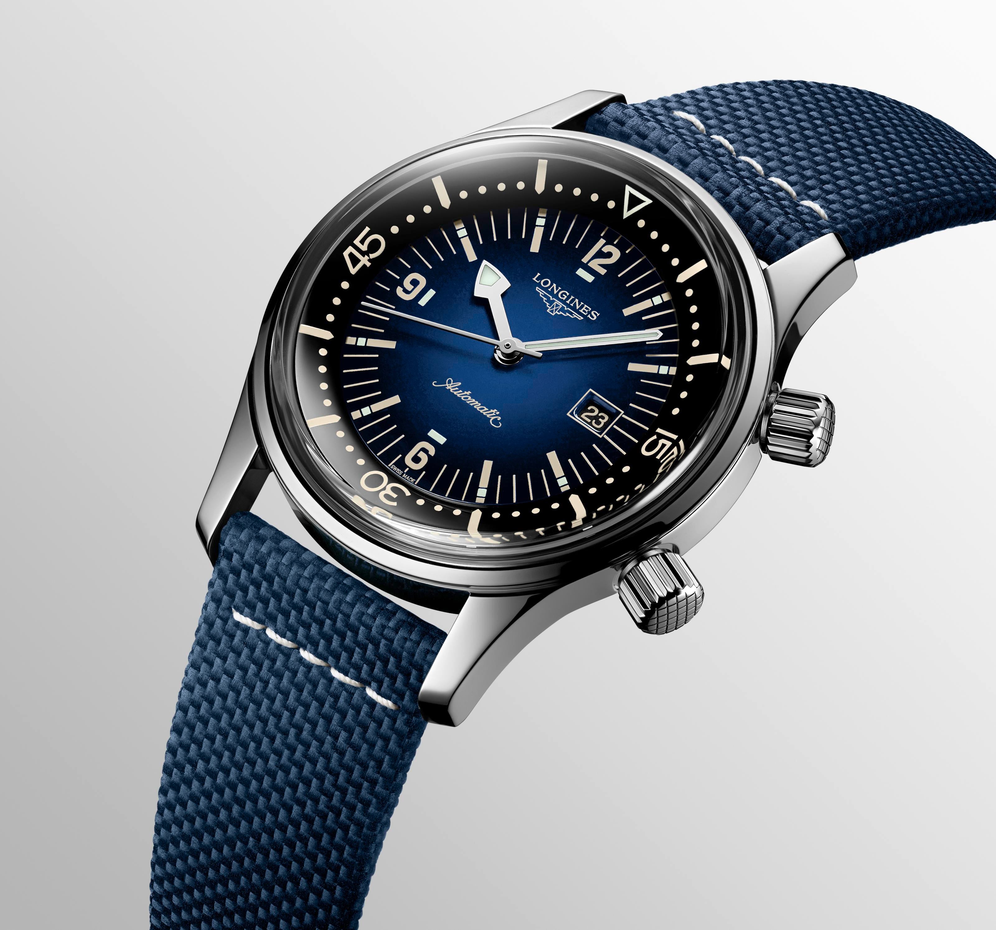 Longines Legend Diver Blue Dial Unisex Watch