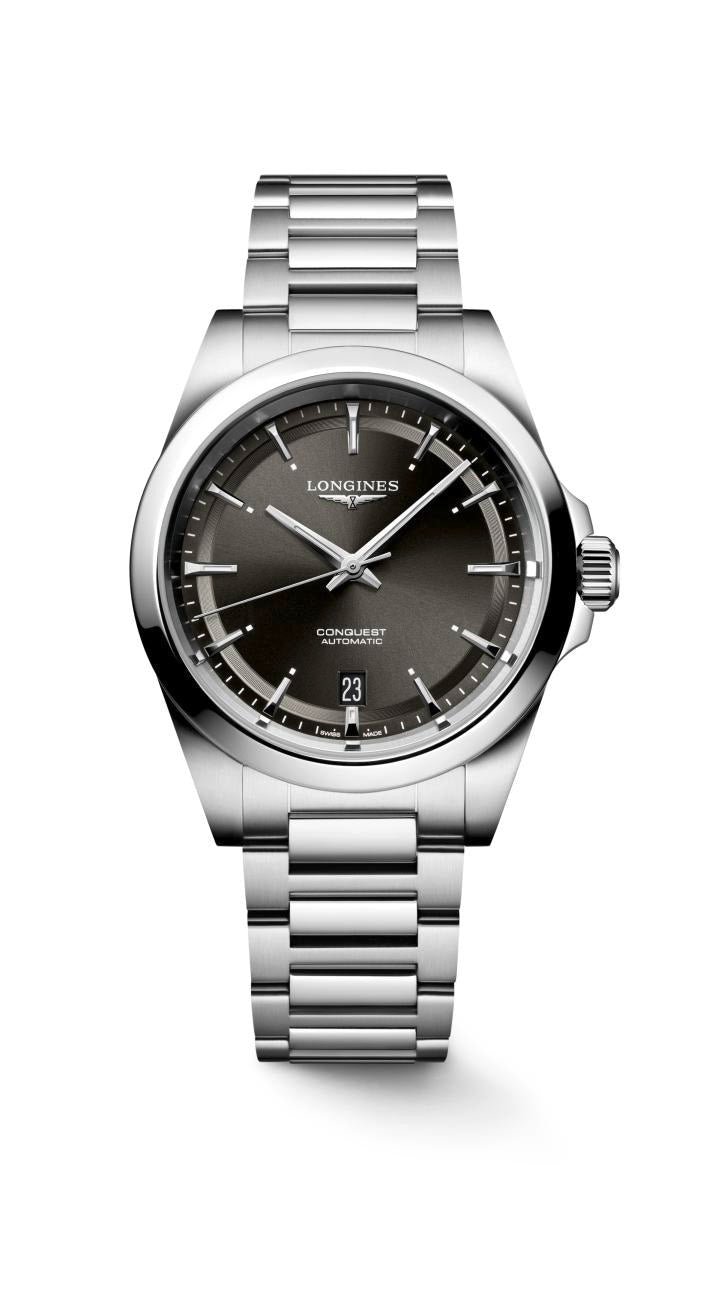 Longines Conquest Sunray Black Dial Watch