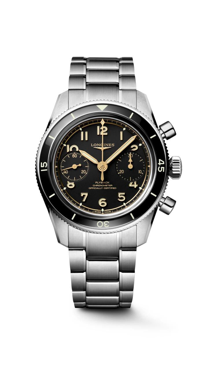 Longines Spirit Pilot FlyBack Black Matt Dial Men's Watch