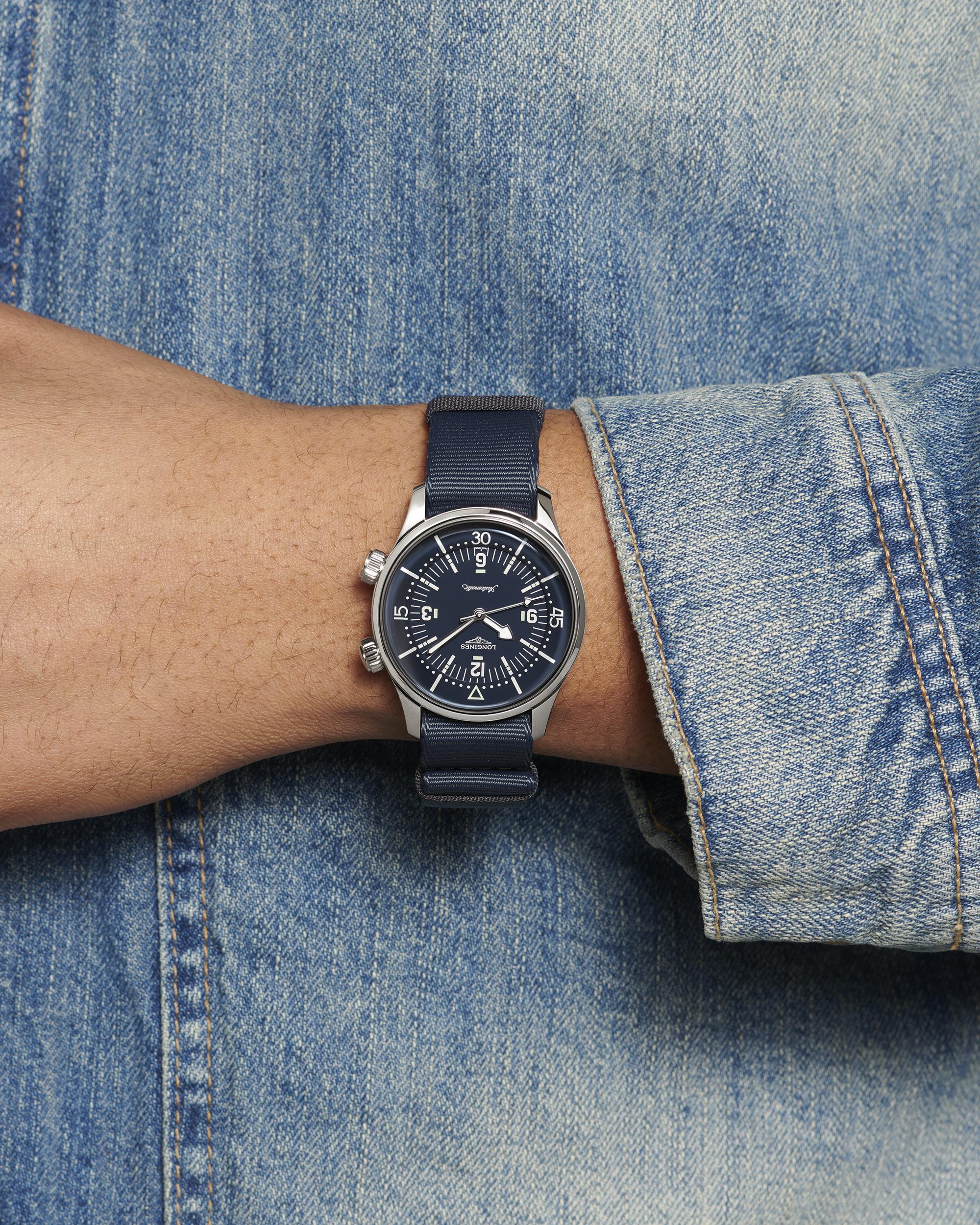 Longines Legend Diver Blue Dial Watch