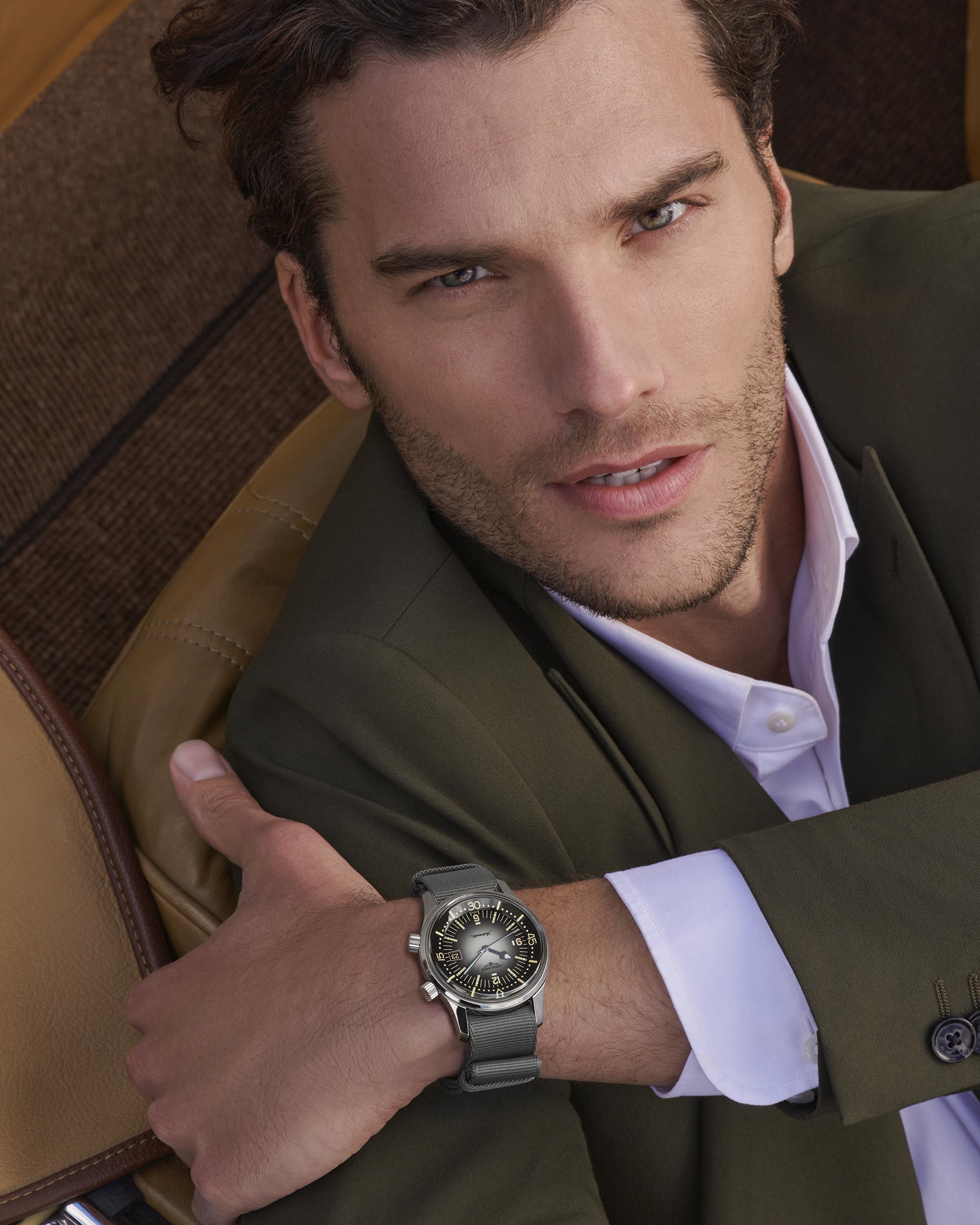 Longines Legend Diver Grey Dial Men's Watch