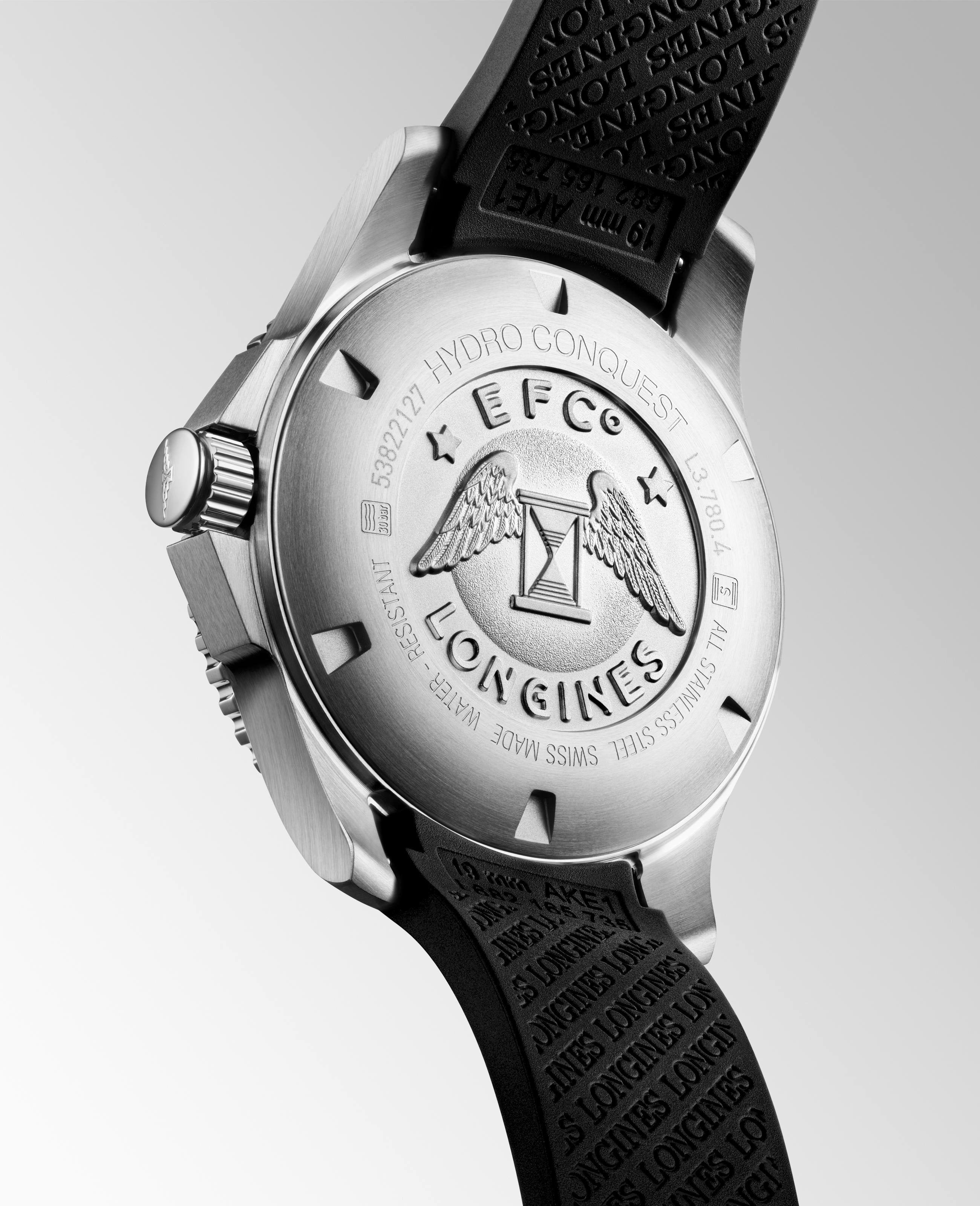 Longlines HydroConquest Black Dial Men's Watch
