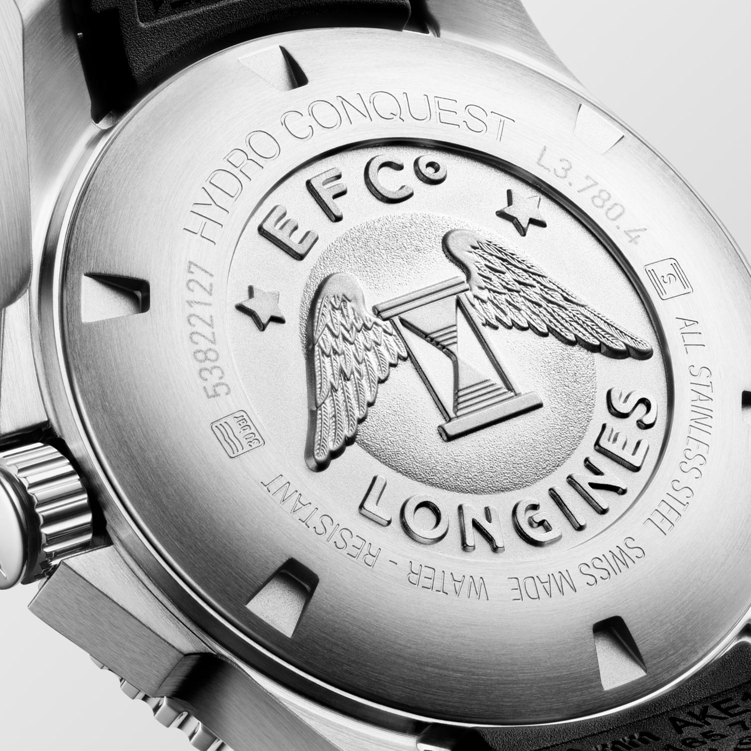 Longlines HydroConquest Black Dial Men's Watch