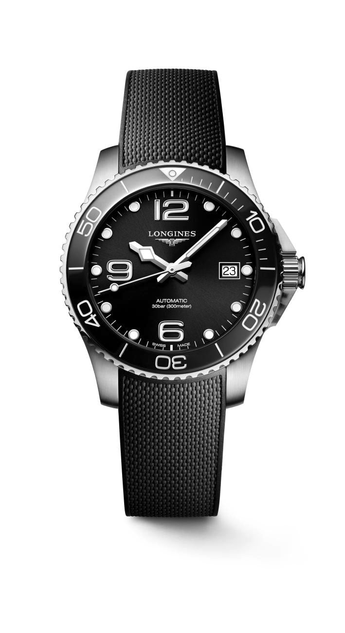 Longlines HydroConquest Black Dial Men's Watch