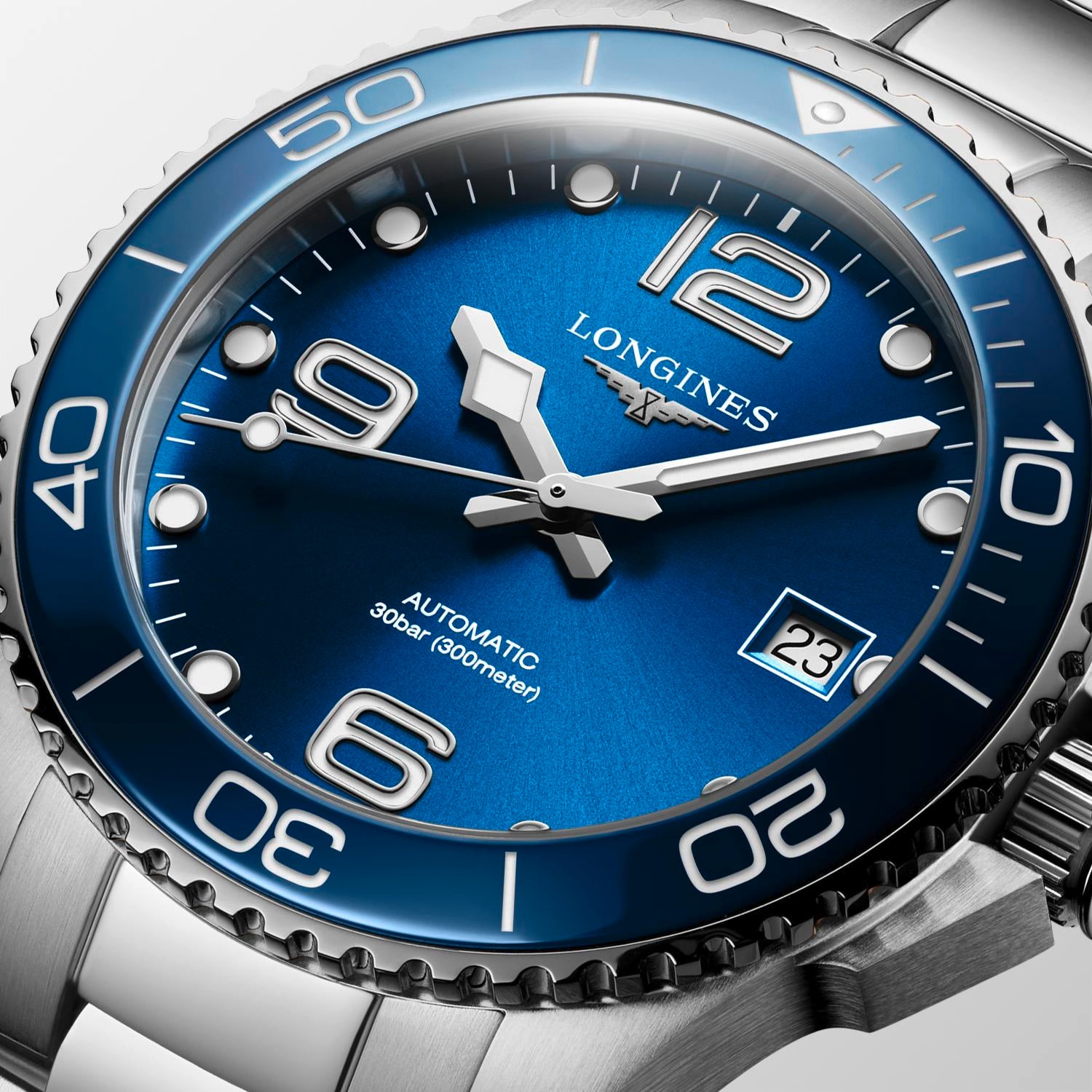 Longlines HydroConquest Sunray Blue Dial Men's Watch