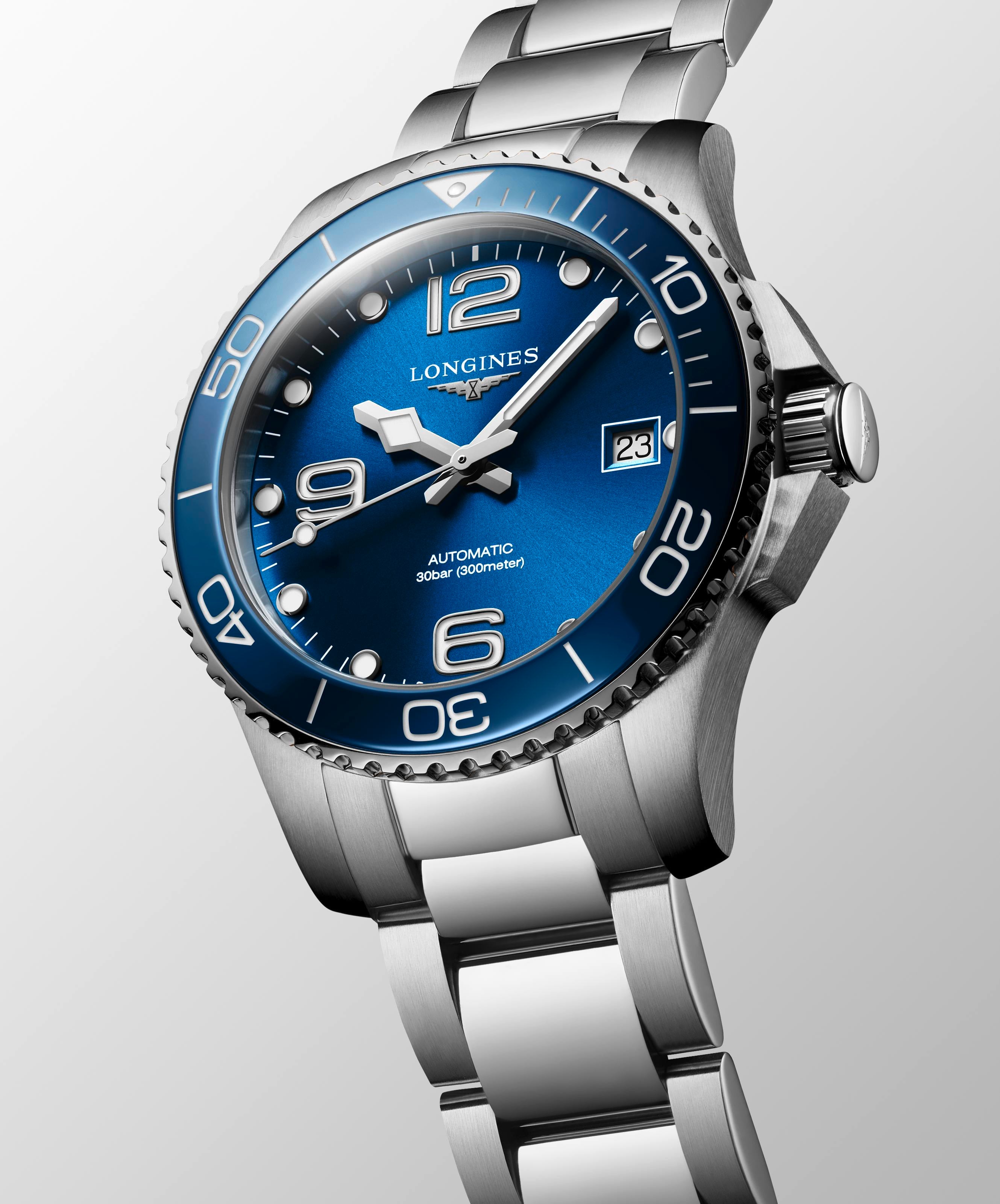 Longlines HydroConquest Sunray Blue Dial Men's Watch