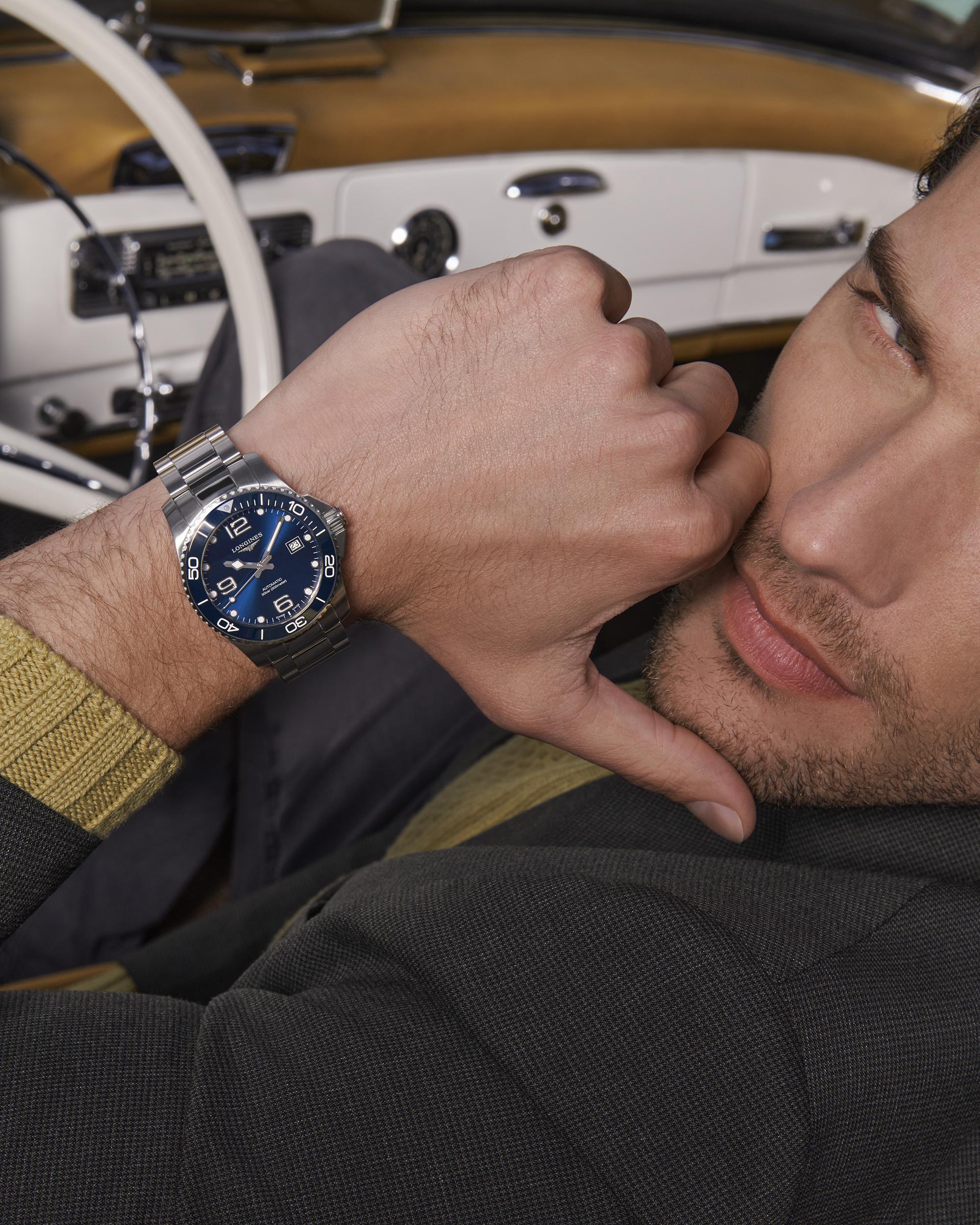 Longines HydroConquest Sunray Blue Dial Men's Watch