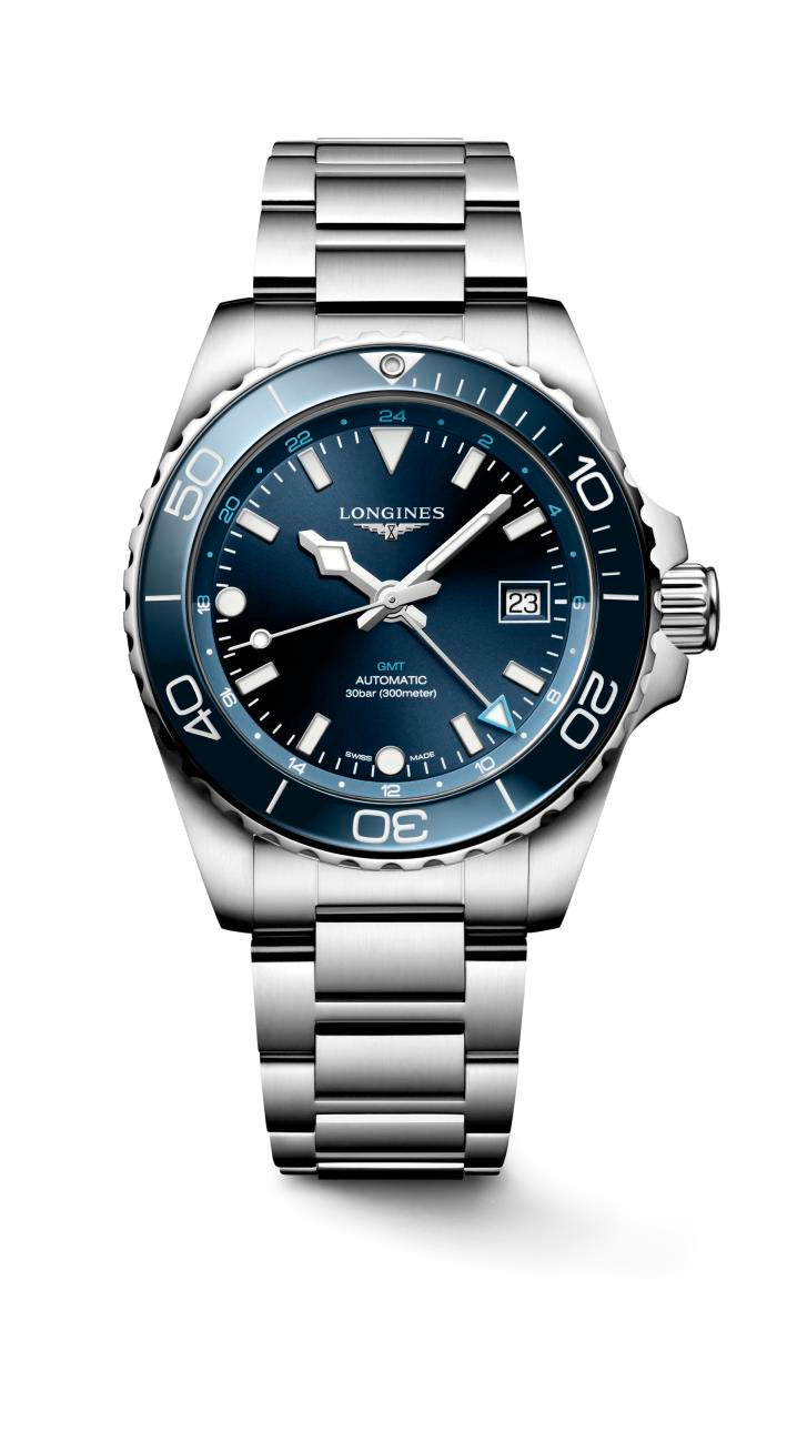 Longines HydroConquest GMT Sunray Blue Dial Men's Watch