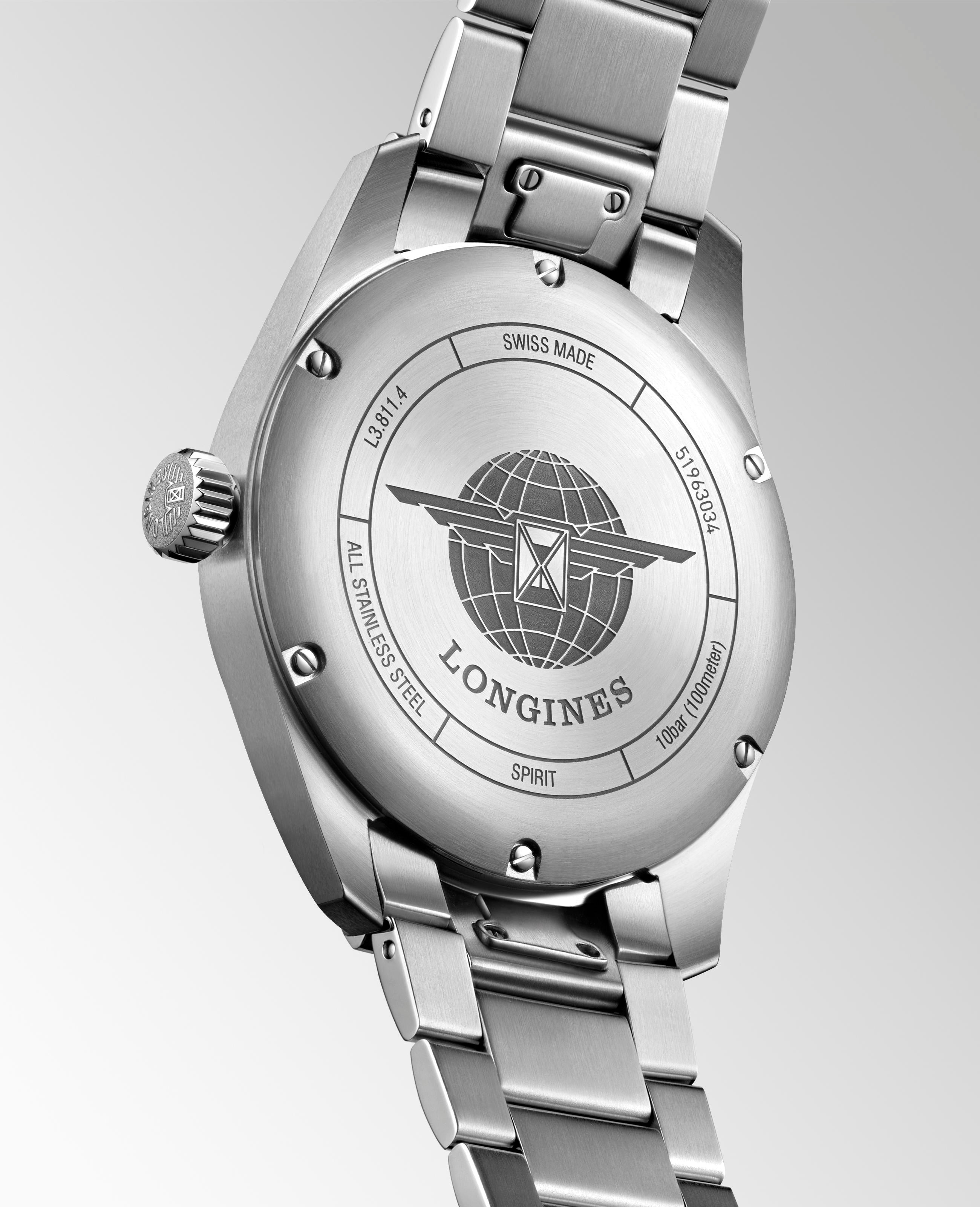 Longines Spirit Green Matt Dial Watch