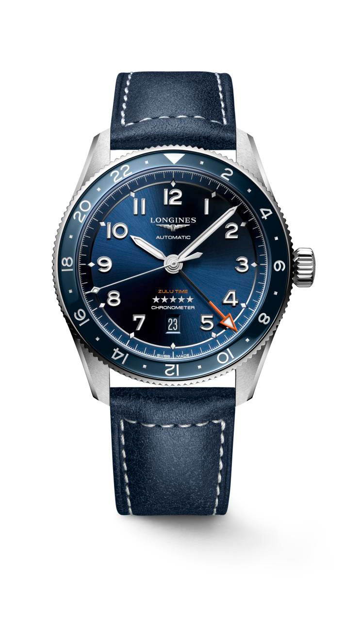 Longlines Spirit Zulu Time Sunray Blue Dial Men's Watch