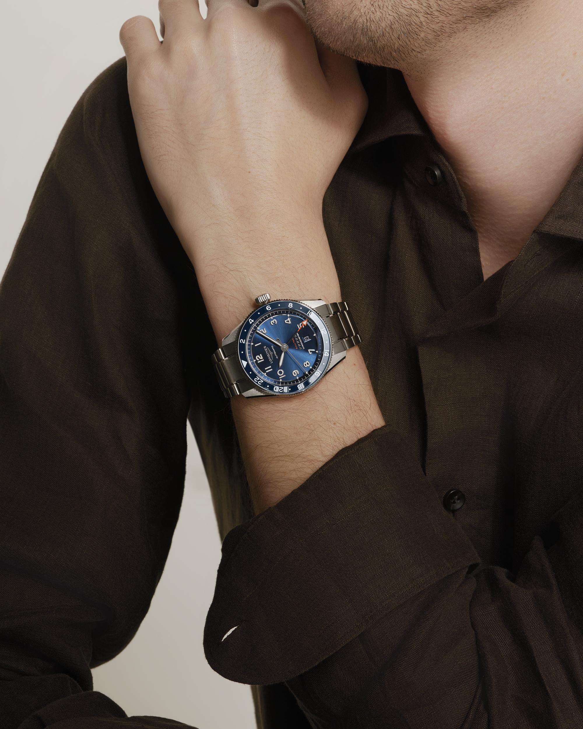 Longlines Spirit Zulu Time Blue Dial Men's Watch