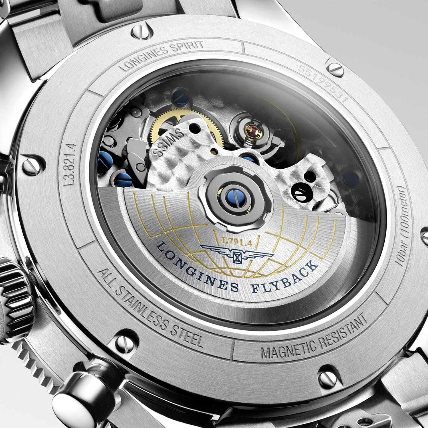 Longines Spirit FlyBack Sunray Blue Dial Watch
