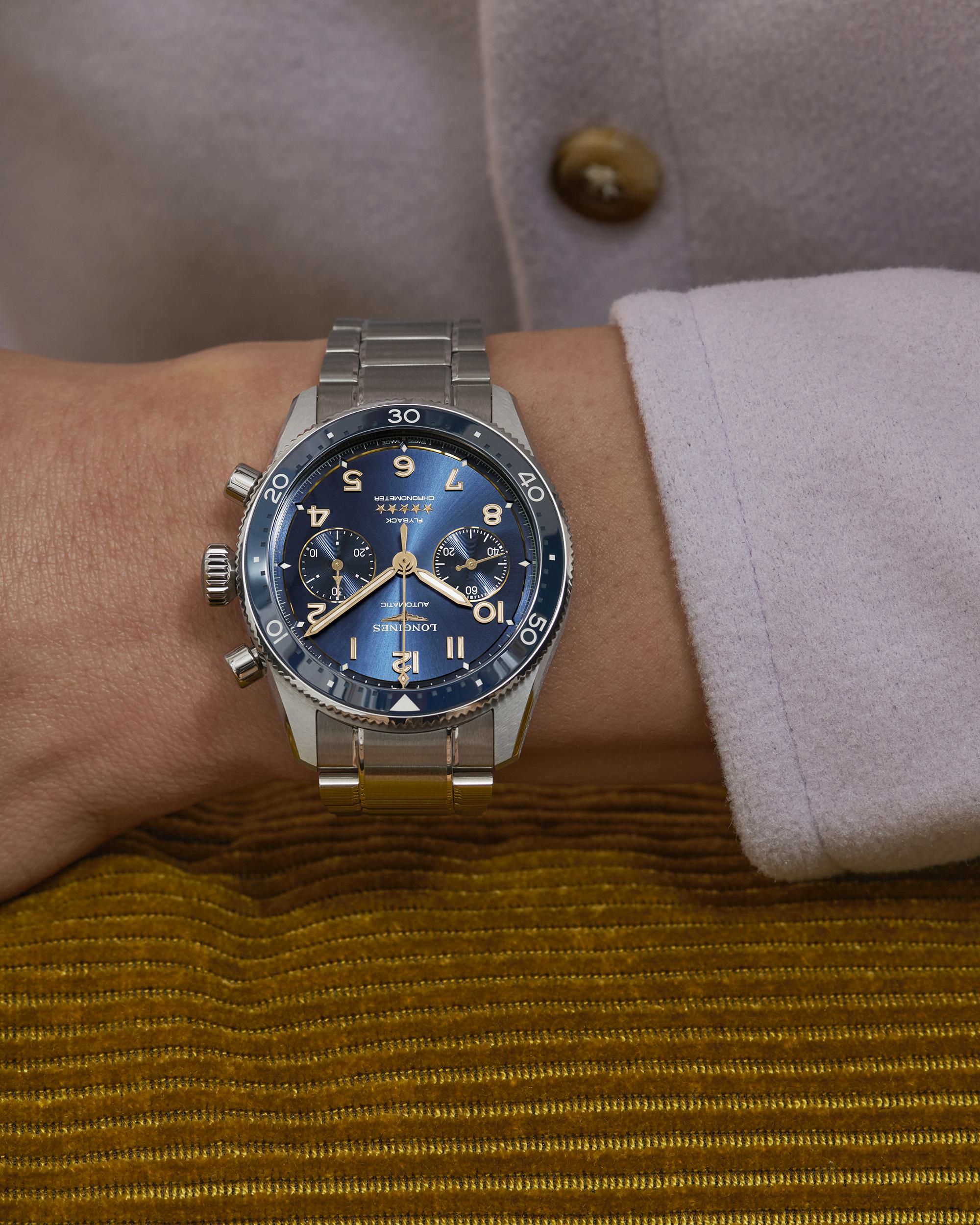 Longines Spirit FlyBack Sunray Blue Dial Watch