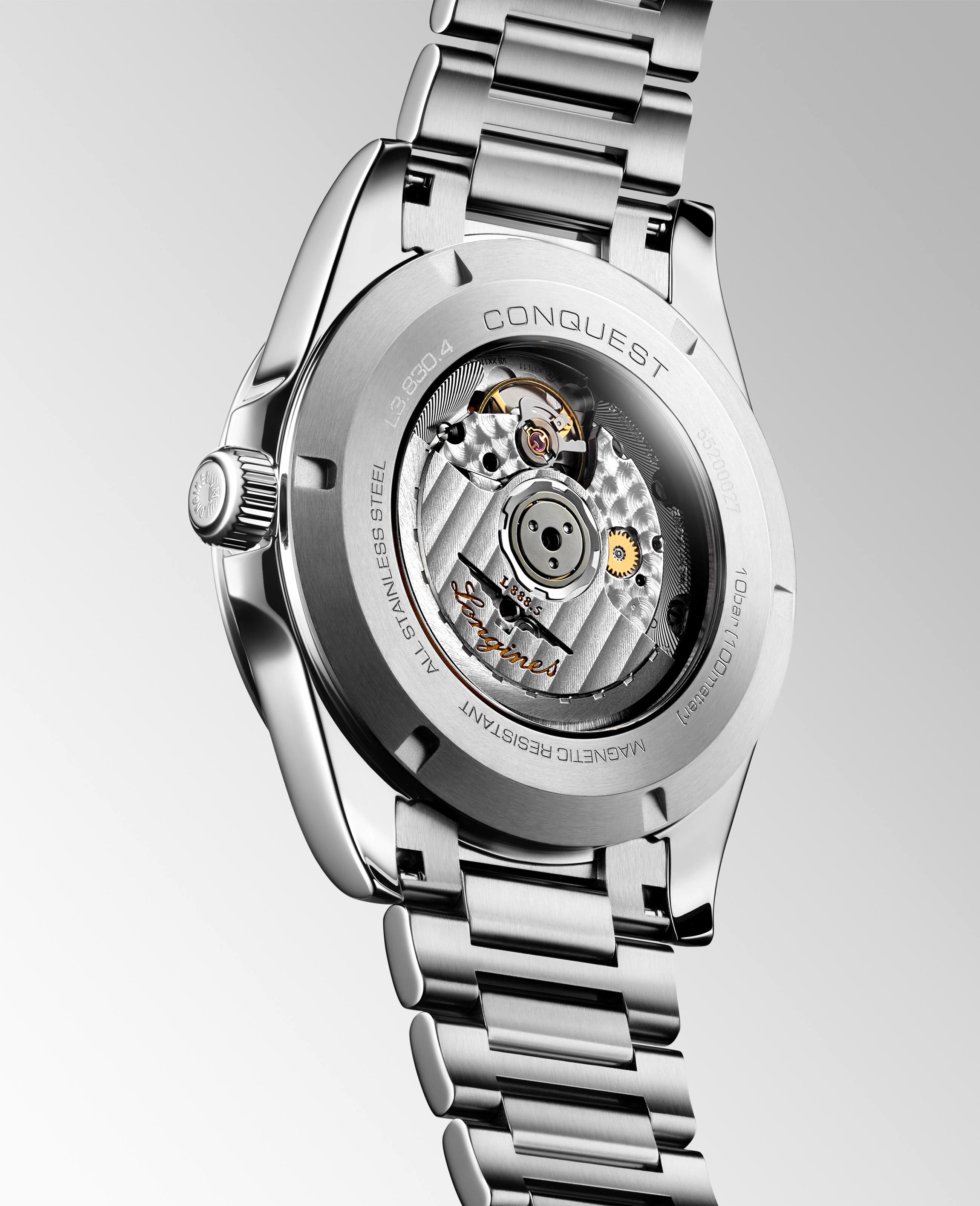 Longines Conquest Sunray Black Dial Men's Watch