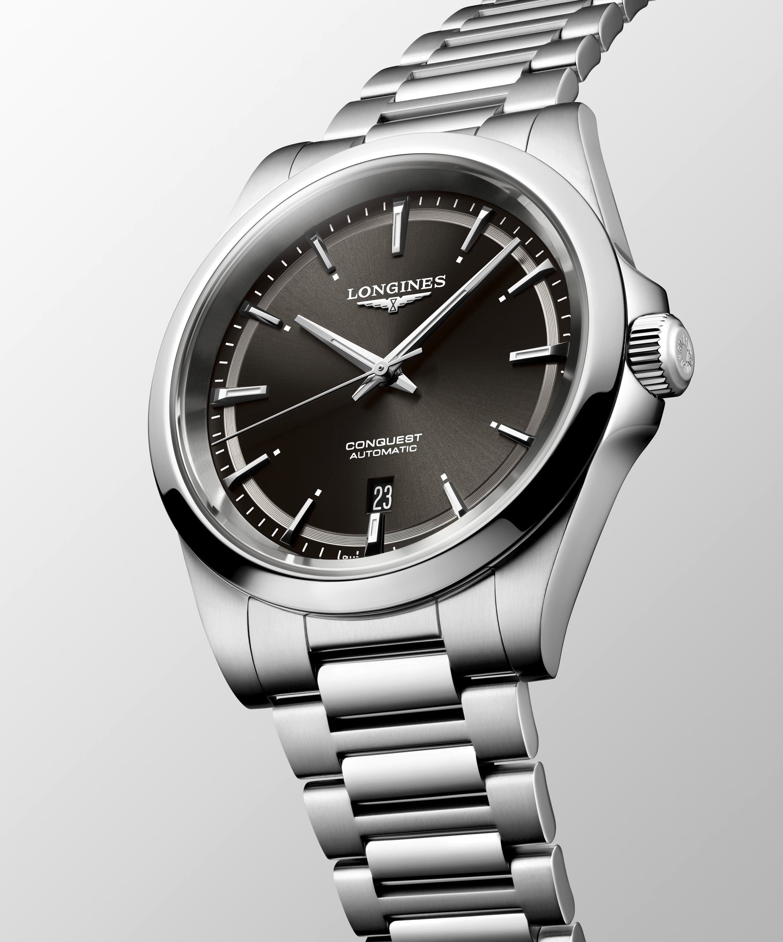 Longines Conquest Sunray Black Dial Men's Watch
