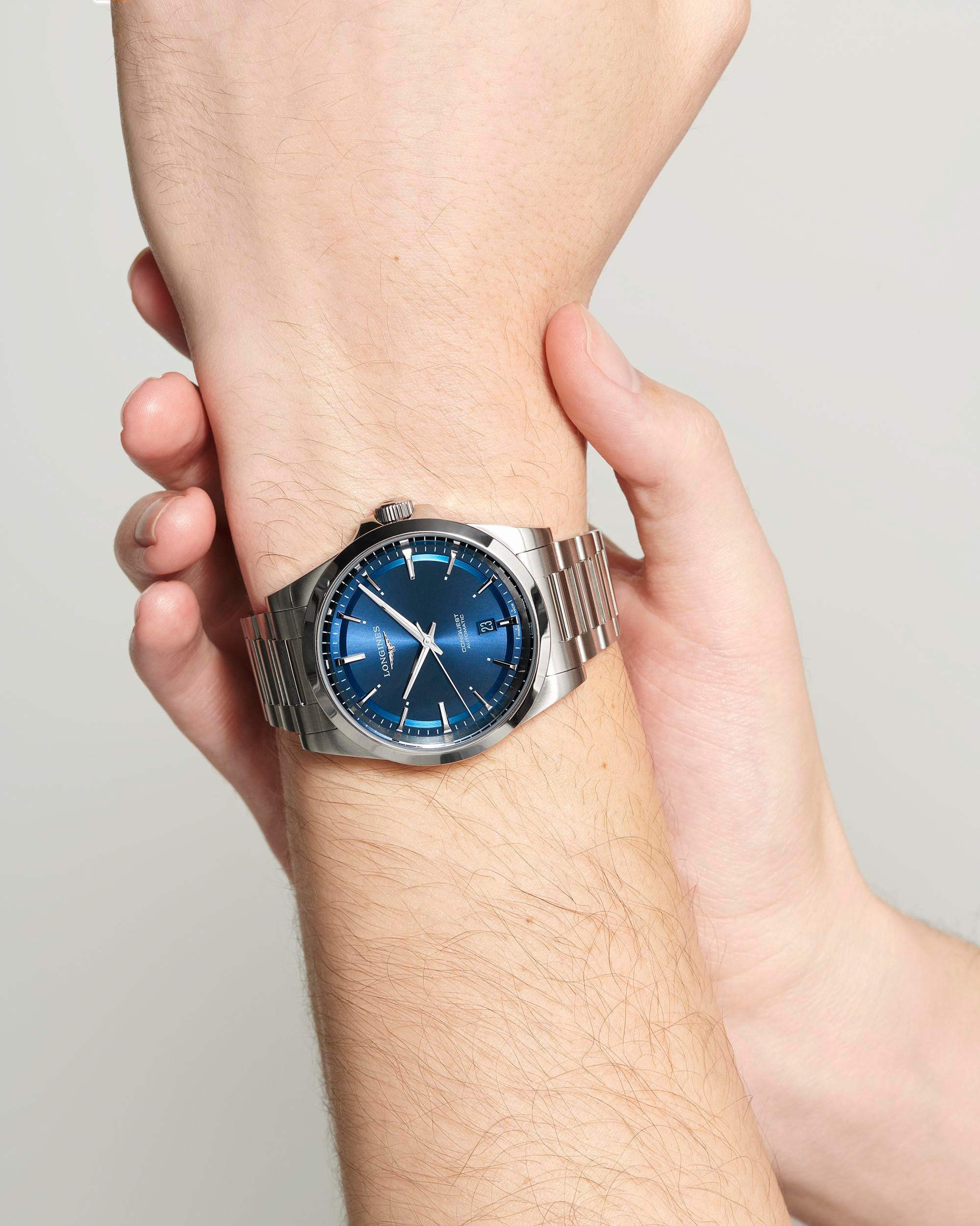 Longines Conquest Sunray Blue Dial Men's Watch