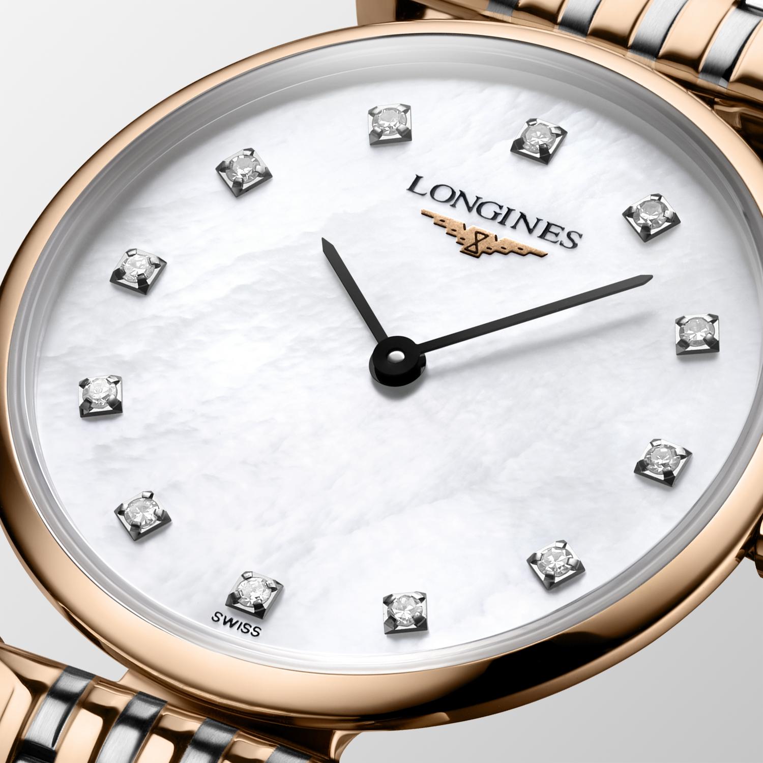 La Grande Classique de Longines White Mother-of-Pearl Dial Ladies Watch