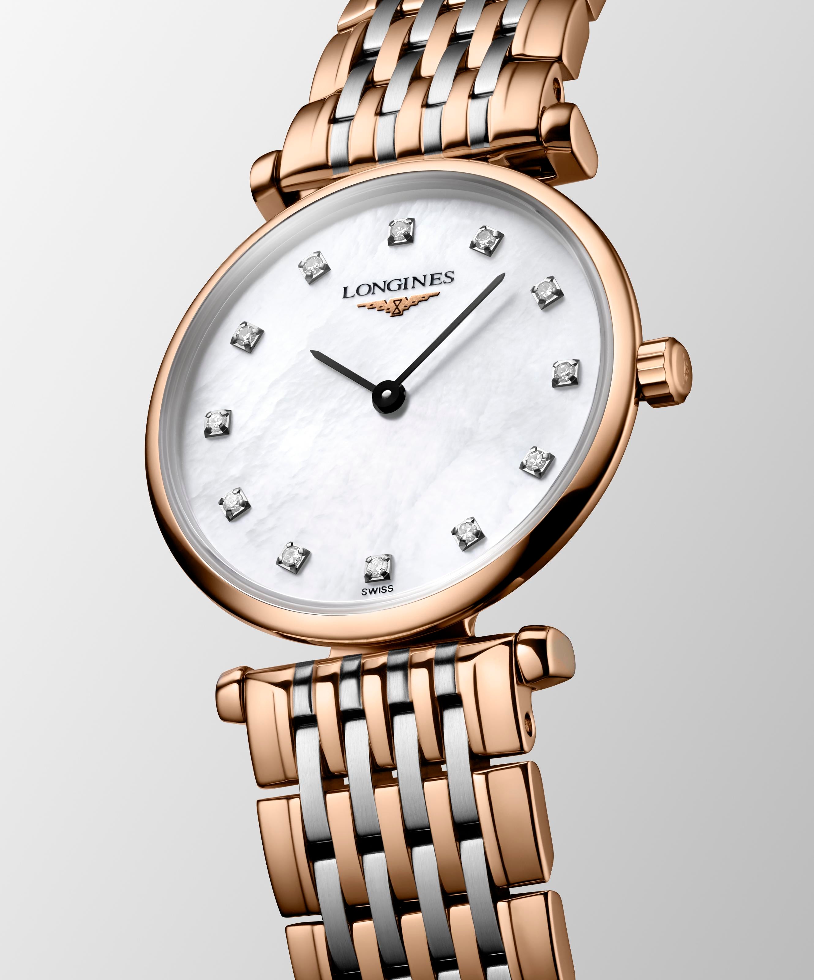 La Grande Classique de Longines White Mother-of-Pearl Dial Ladies Watch