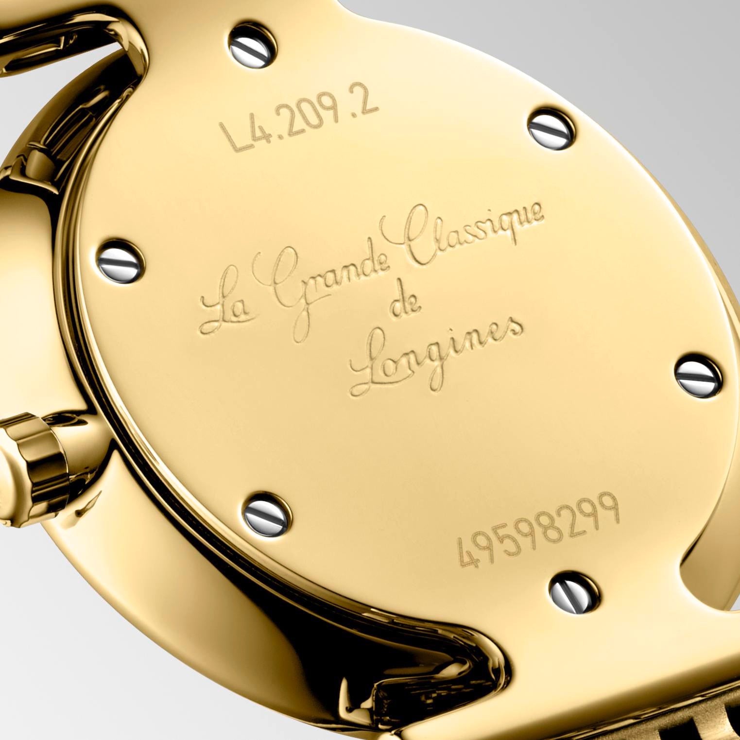 La Grande Classique de Longines Gilt Dial Ladies Watch