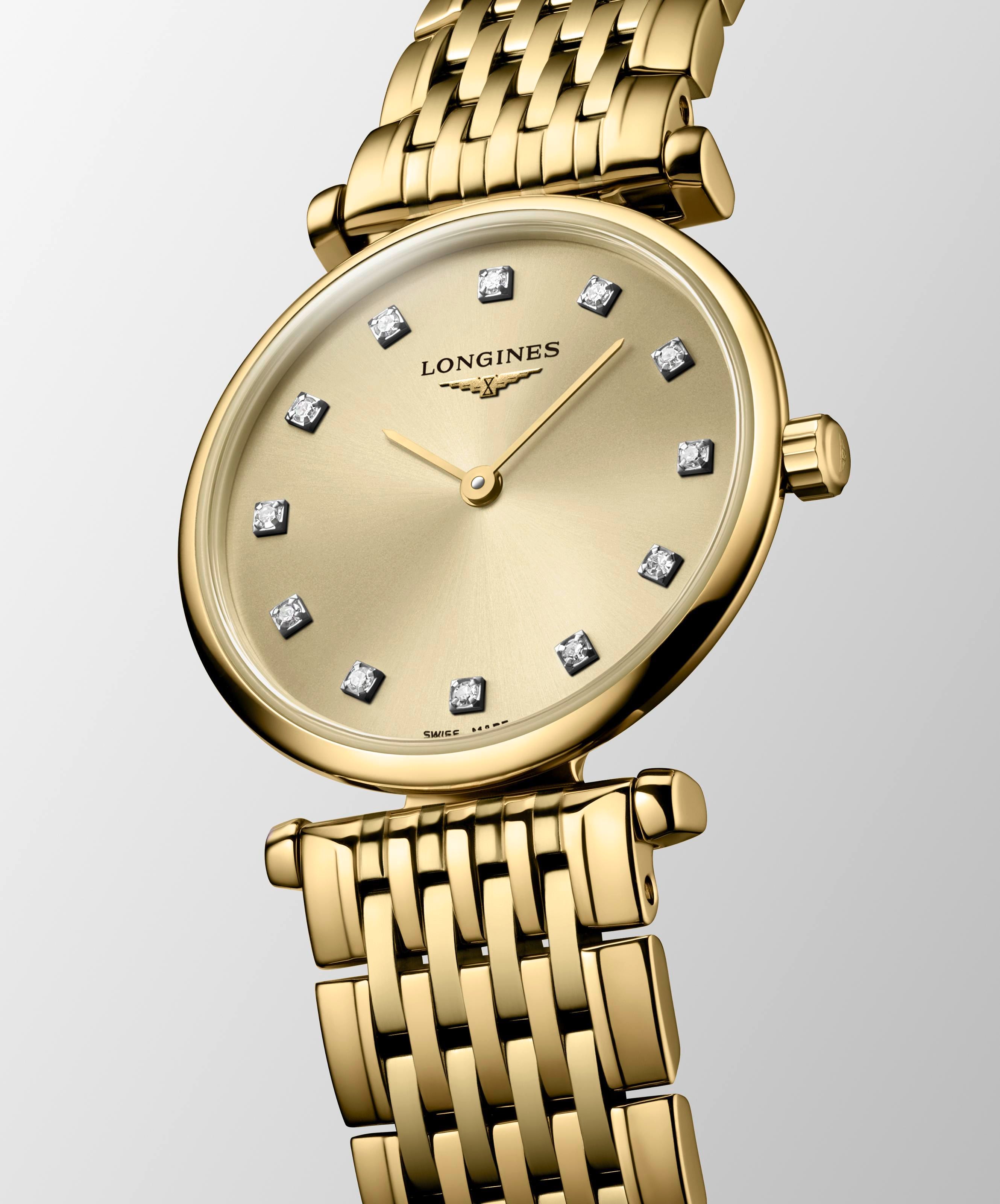 La Grande Classique de Longines Gilt Dial Ladies Watch