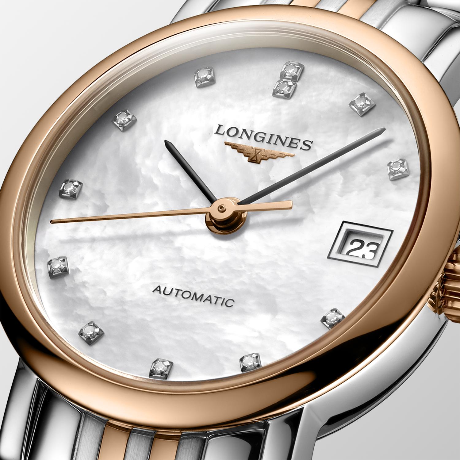 Longines Elegant Collection Mother-of-Pearl Dial Ladies Watch