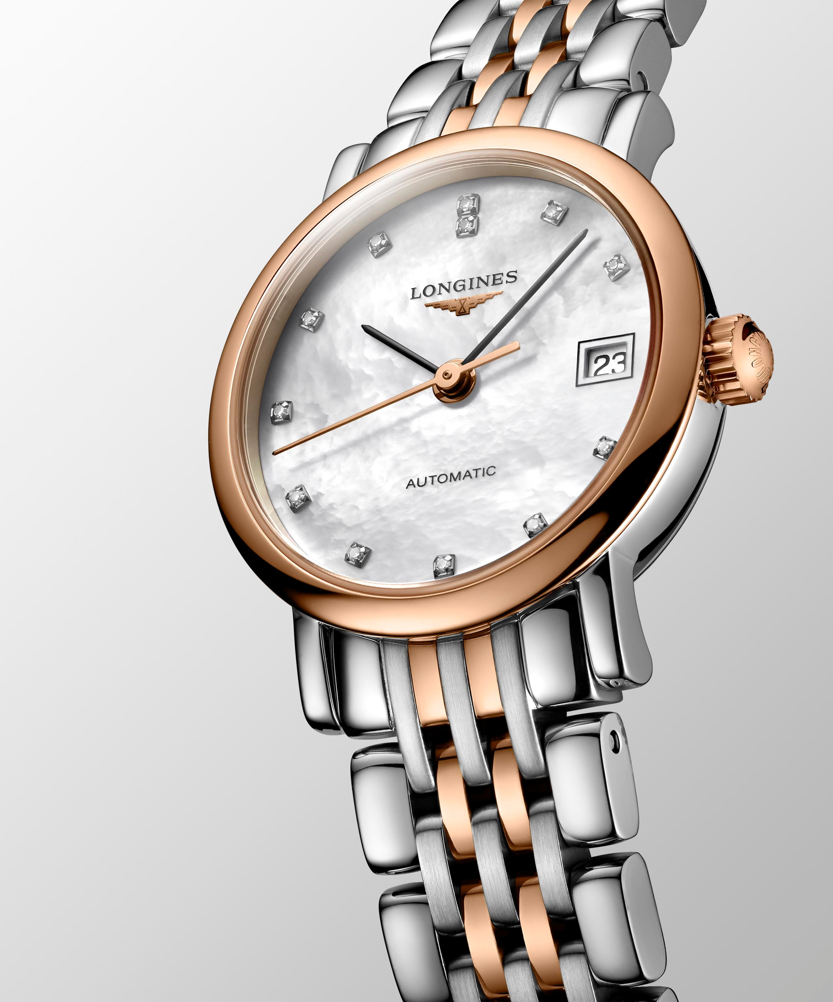 Longines Elegant Collection Mother-of-Pearl Dial Ladies Watch