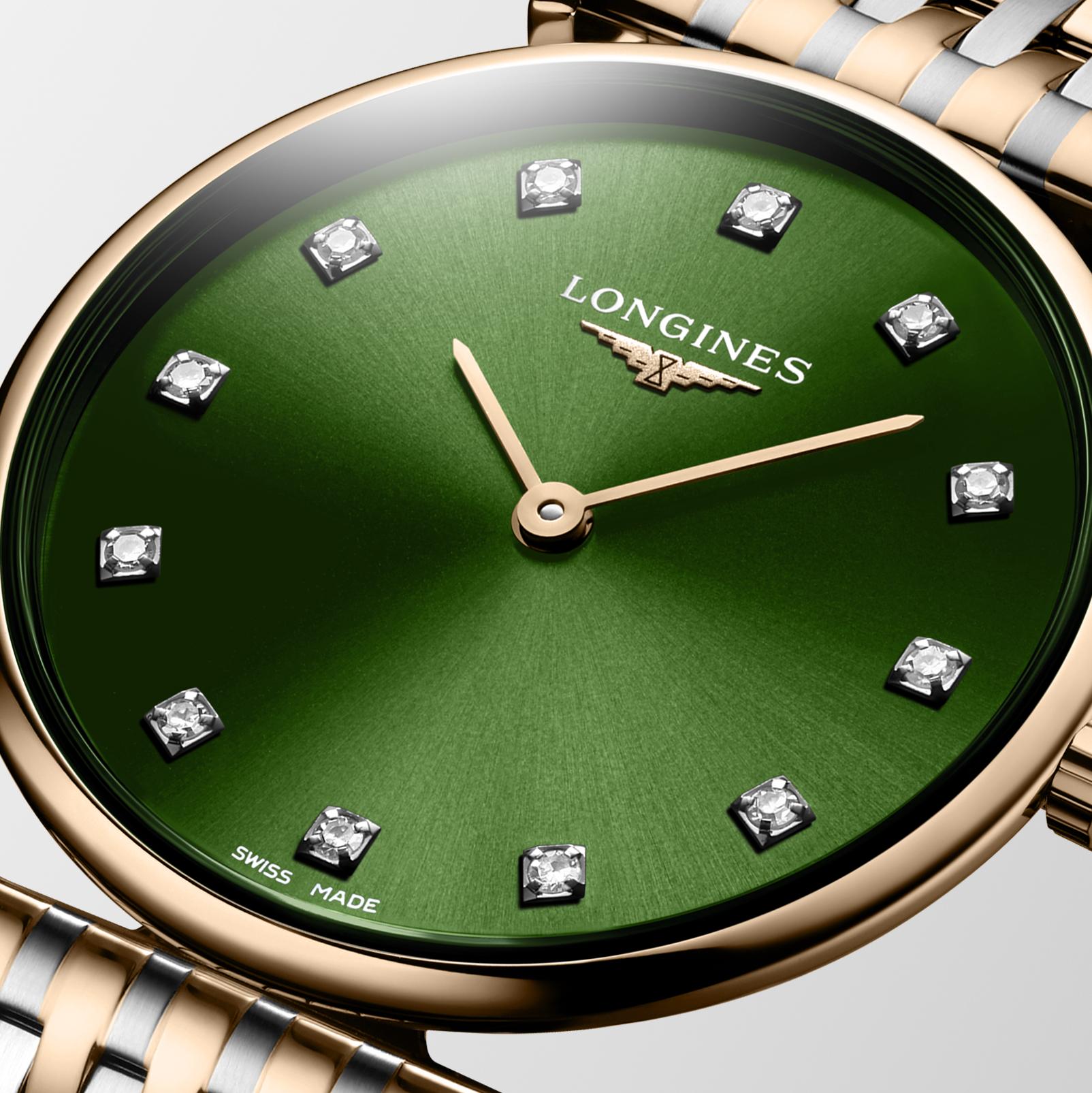 La Grande Classique de Longines Sunray Green Dial Watch