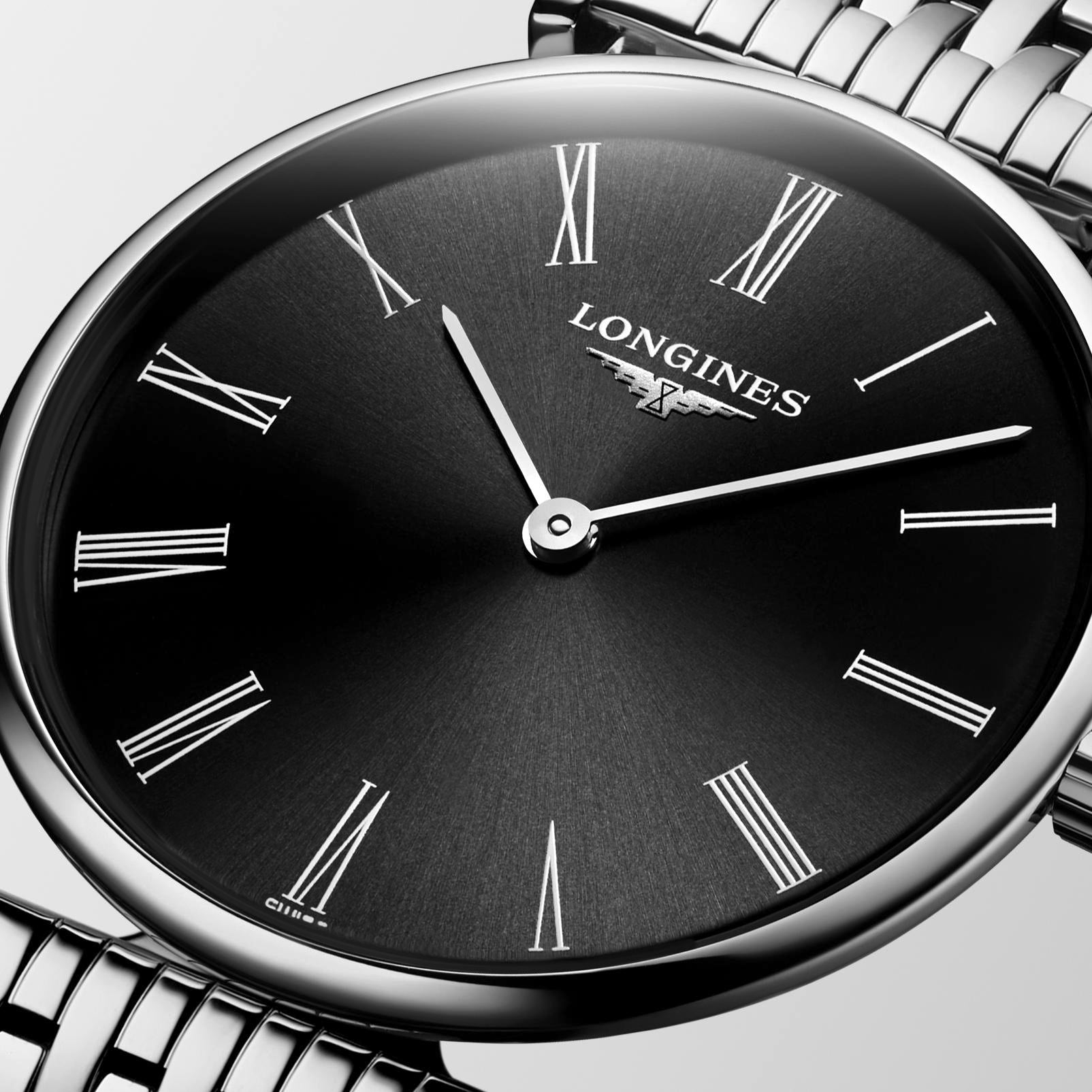 La Grande Classique de Longines Black Dial Ladies Watch