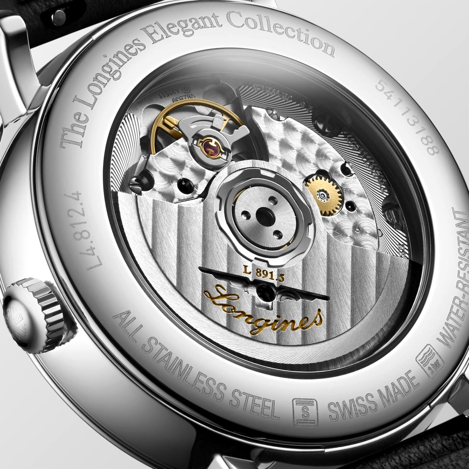 Longines Elegant Collection White Matt Dial Watch