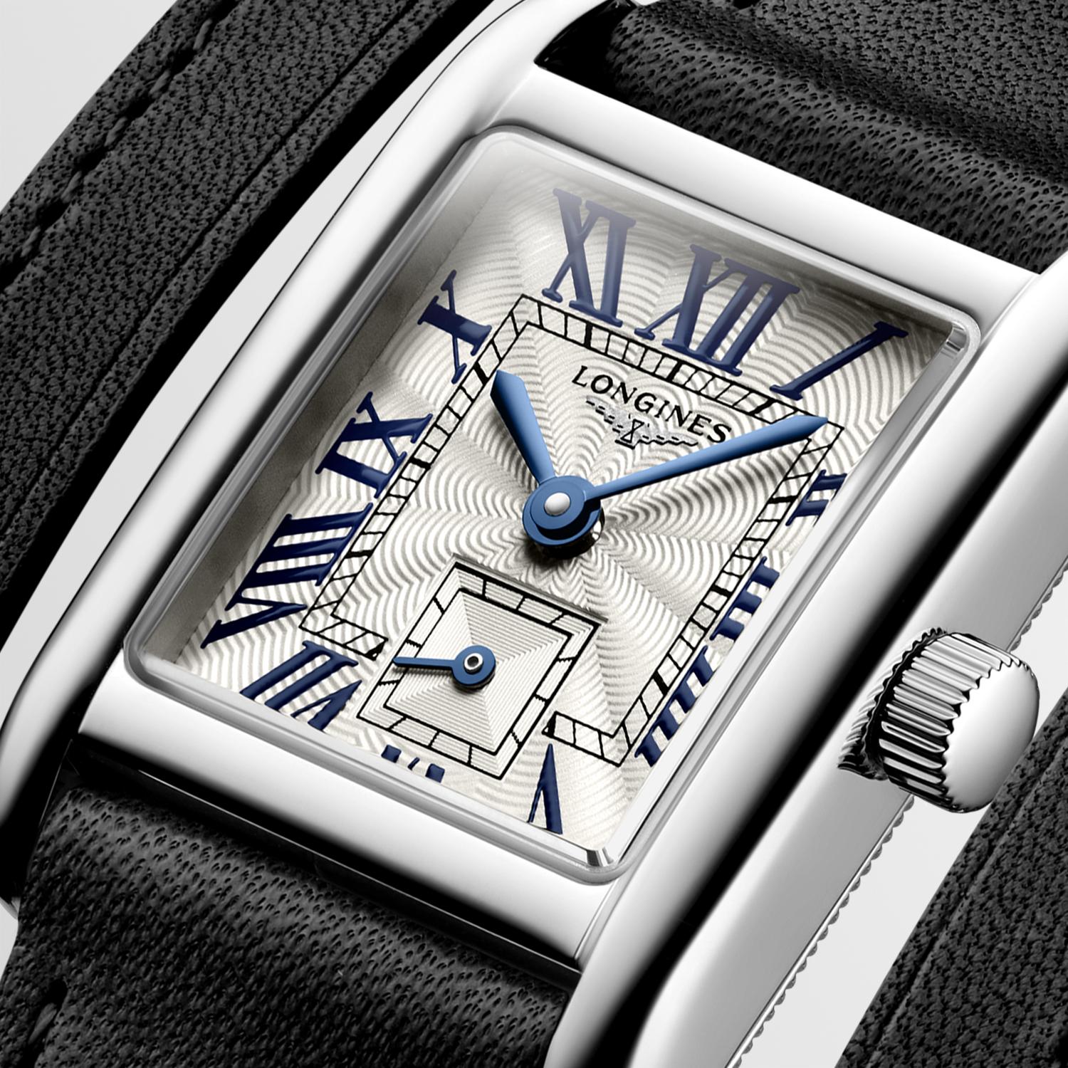 Longines Mini DolceVita Silver "flinqué" Dial Ladies Watch