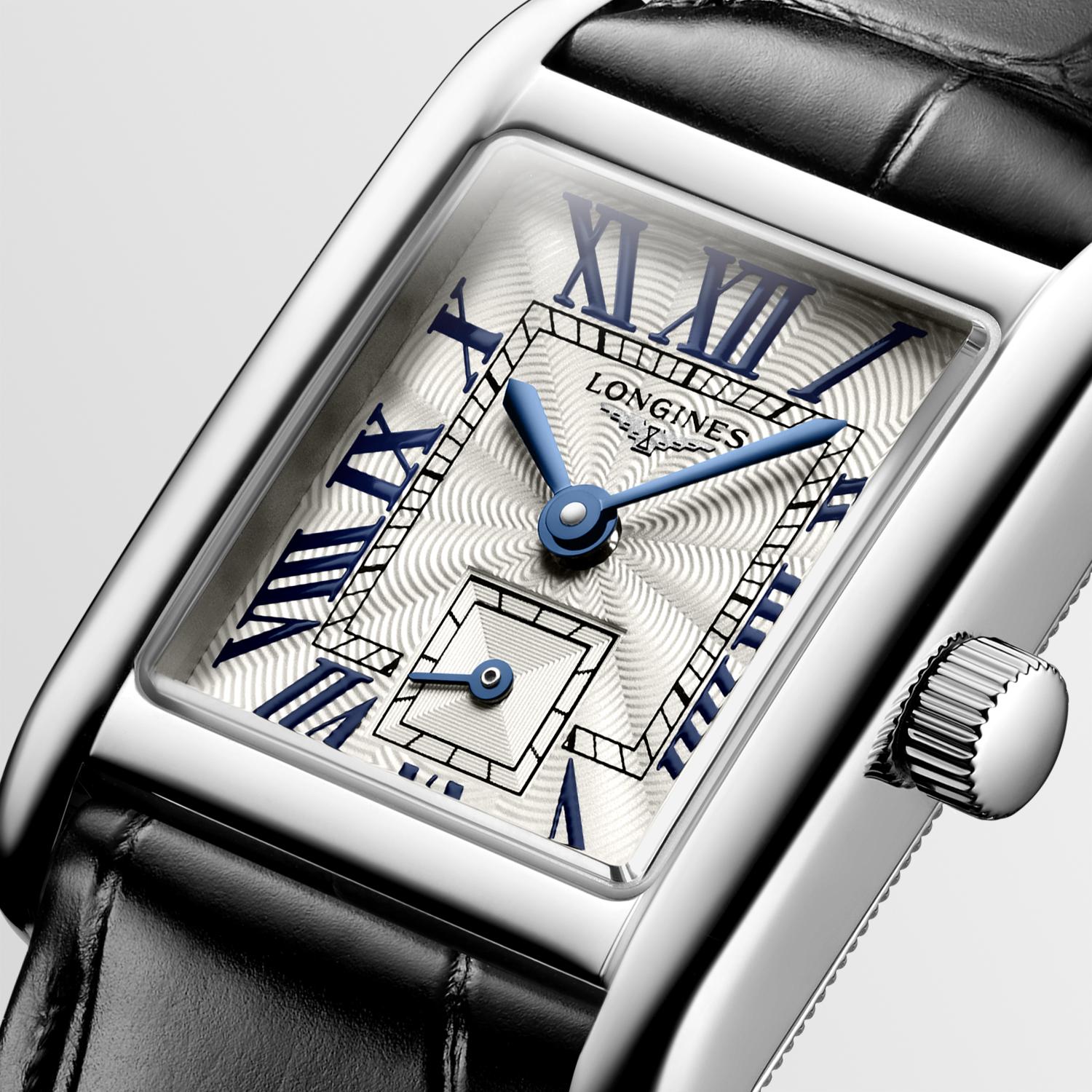 Longines Mini DolceVita Silver "flinqué" Dial Ladies Watch