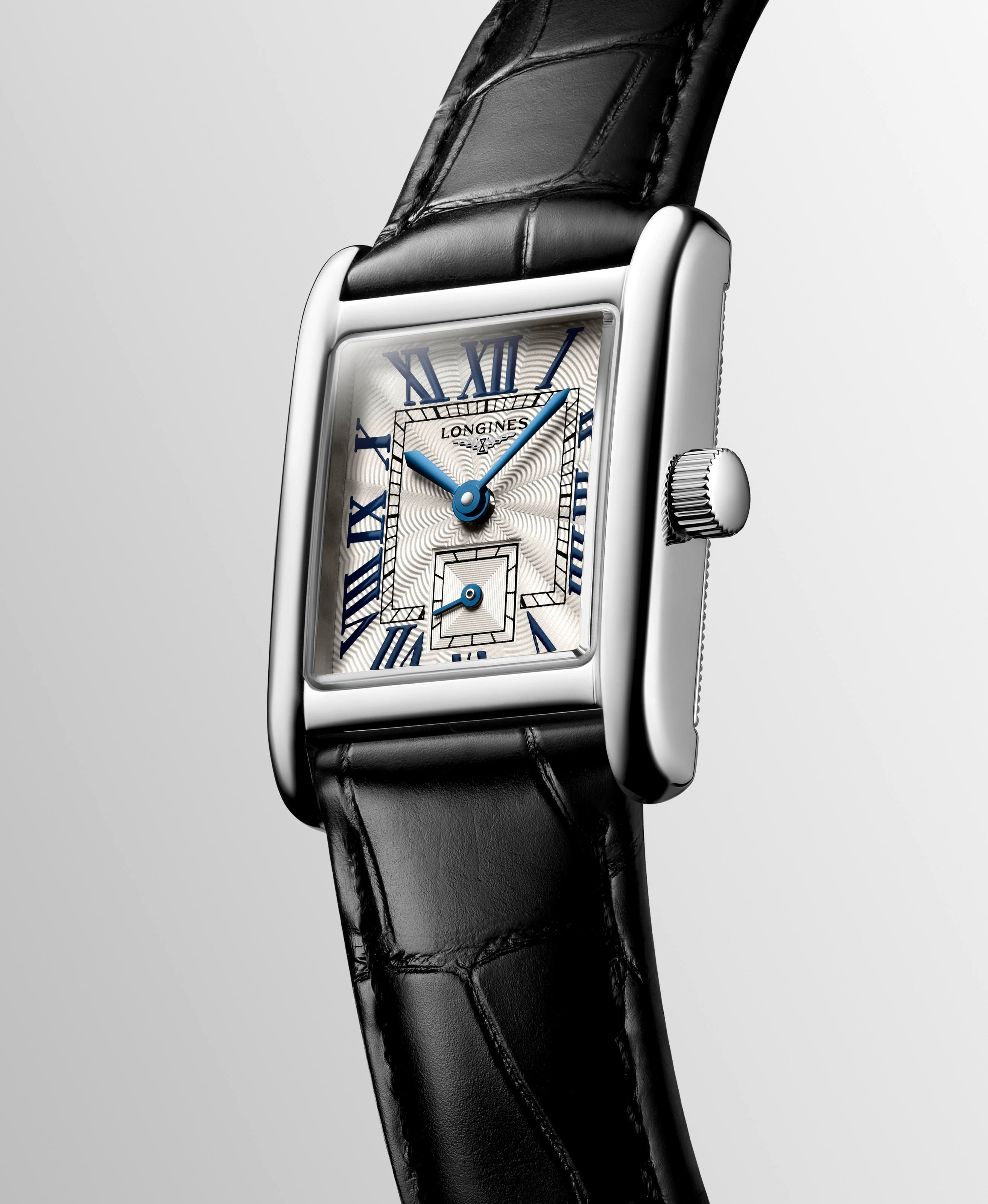 Longines Mini DolceVita Silver "flinqué" Dial Ladies Watch